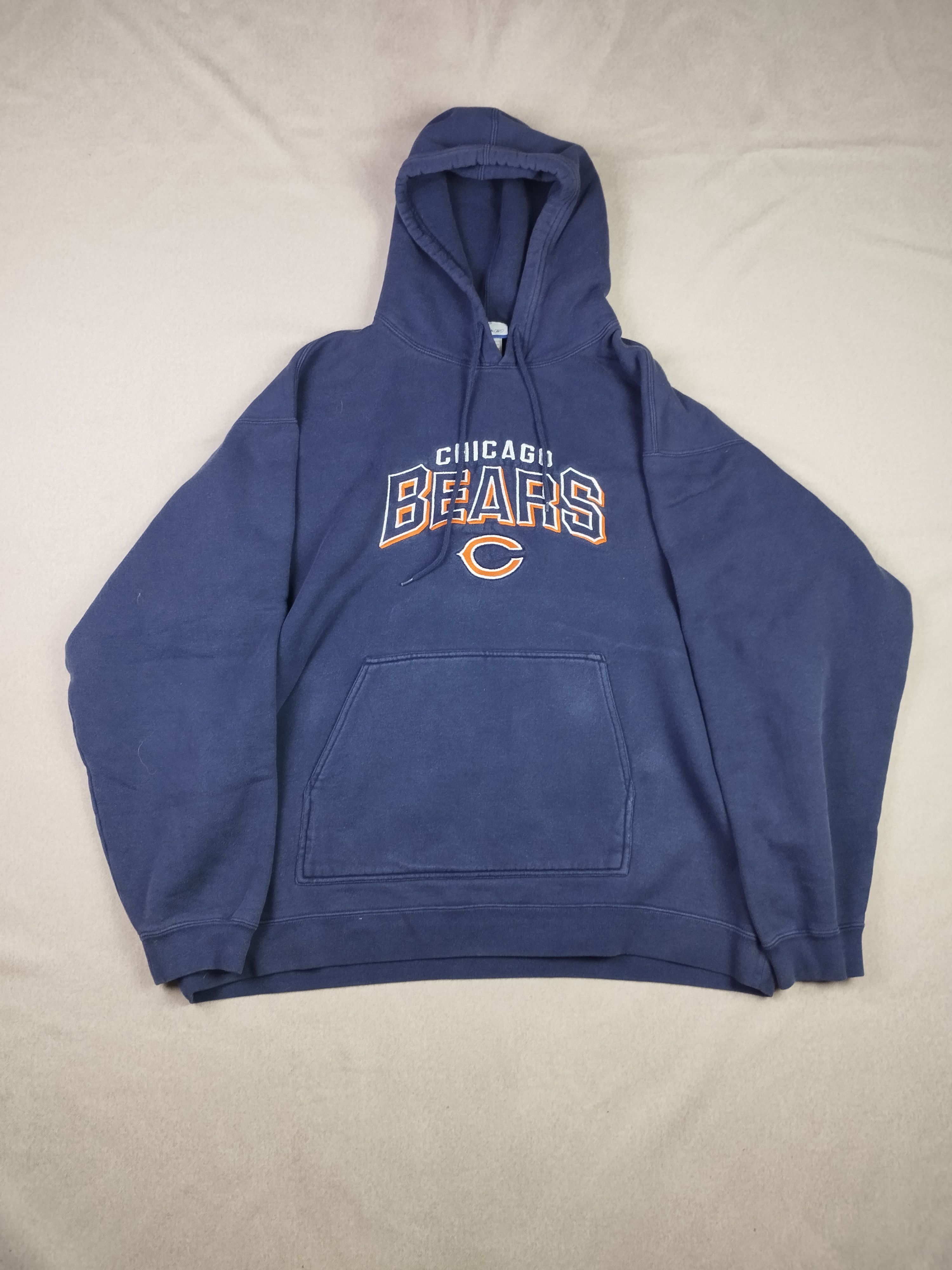 Vintage Jostens Chicago Bears short sleeve high quality hoodie shirt, XL