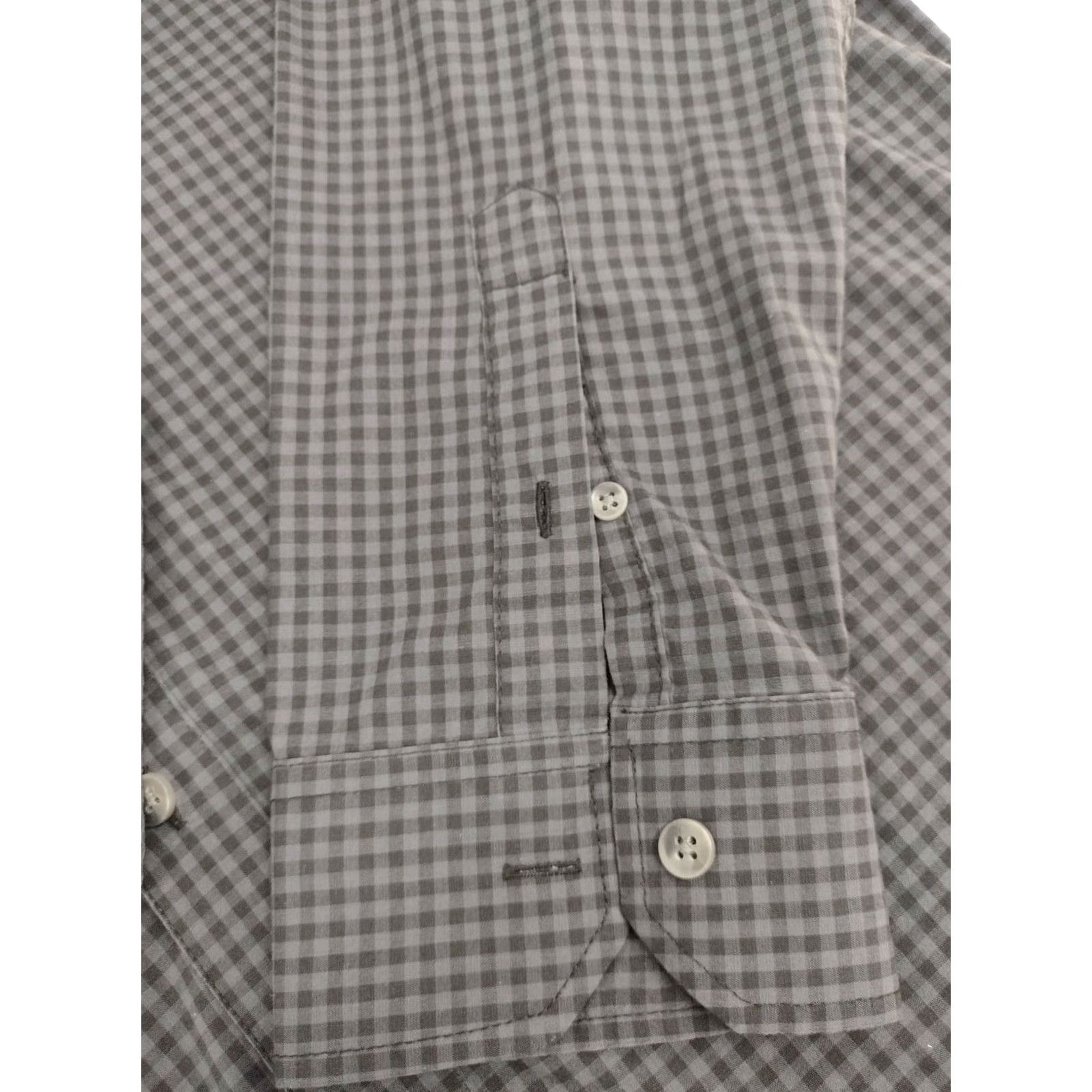 Oakley Oakley Men's Button-Up Shirt L Black/Grey Plaid Logo #1368 Size US L / EU 52-54 / 3 - 6 Thumbnail