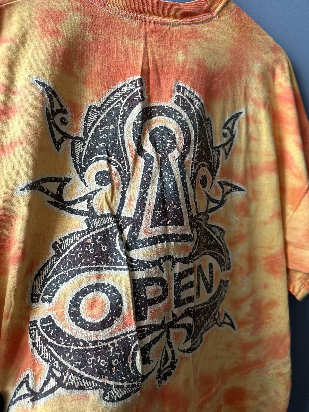 Fruit Of The Loom Vintage GOTTHARD Band Merch Tie Dye Graphic Tee T-shirt 90s Size US XXL / EU 58 / 5 - 6 Thumbnail