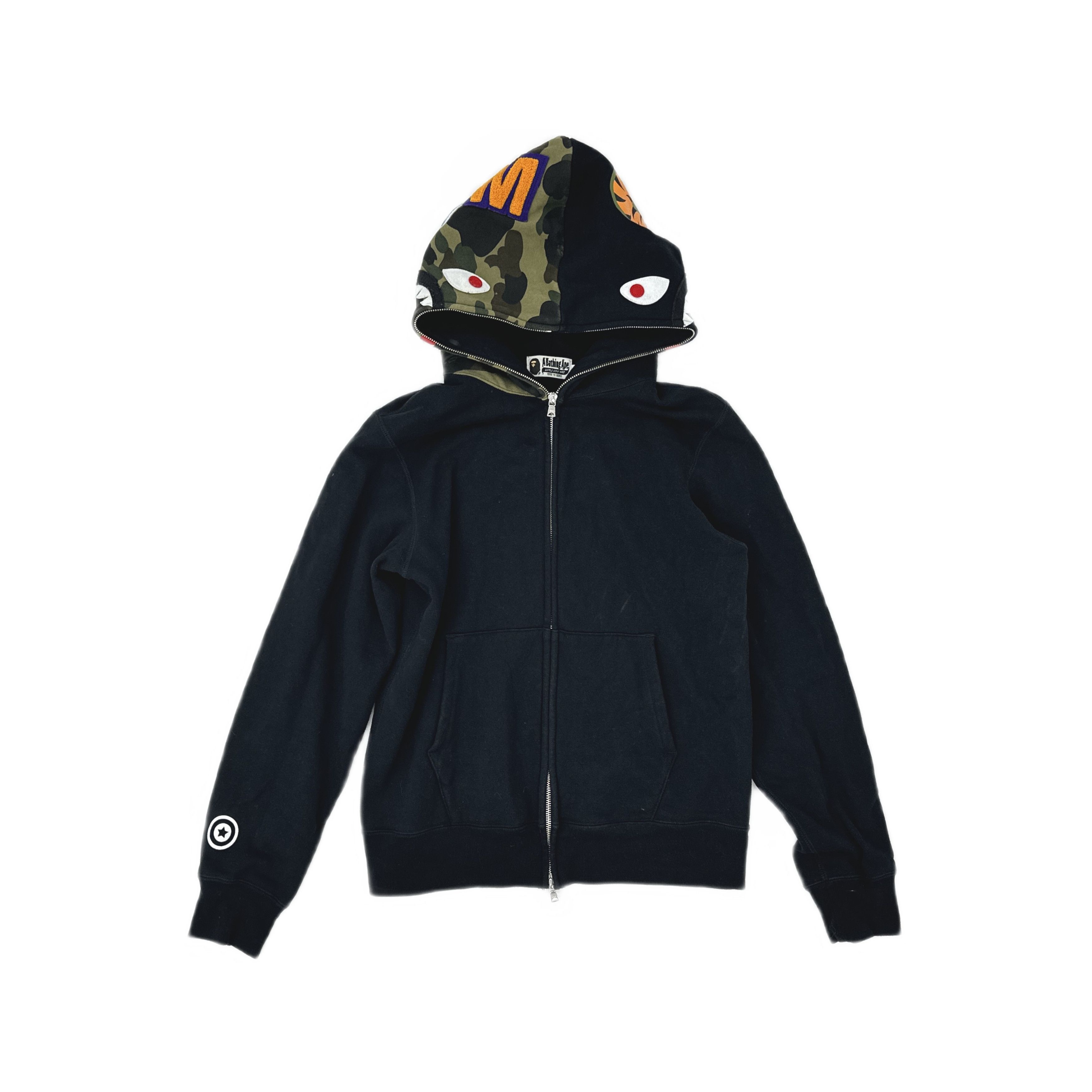 Bape × Stussy BAPE × stussy shark full zip hoodie | Grailed
