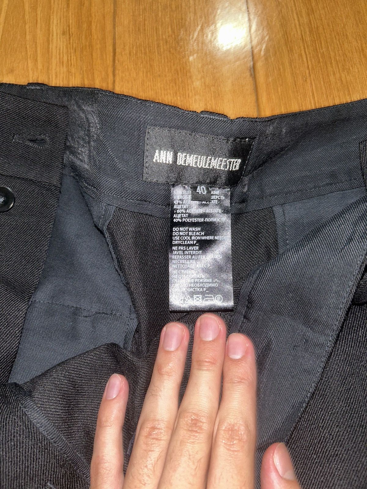 Ann Demeulemeester Ann Demeulemeester FW2017 Lace Striped Pants Size 27" / US 4 / IT 40 - 5 Thumbnail