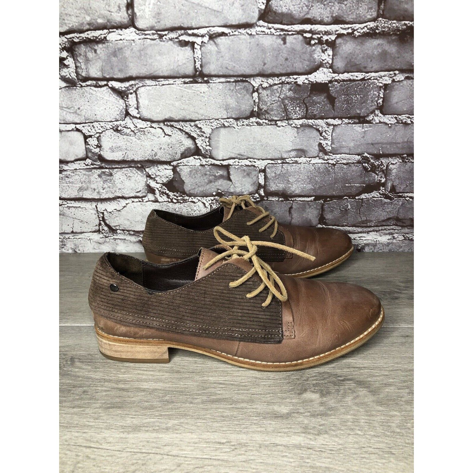 Caterpillar Caterpillar TALLY Corduroy Mauve Peppercorn Leather Low Top Size US 9.5 / IT 39.5 - 3 Thumbnail