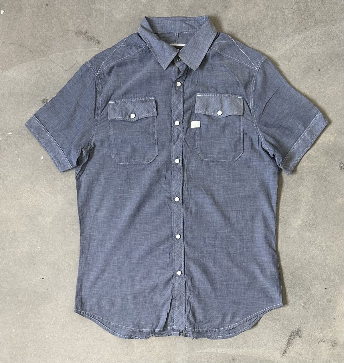 G-Star G-STAR RAW DENIM THIN SHIRT Size US L / EU 52-54 / 3 - 1 Thumbnail