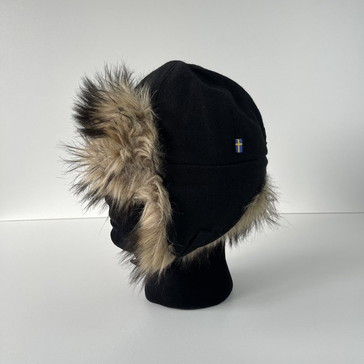 Fjallraven Fjallraven Wool Heater Trapper Winter Hat Vintage Black Size ONE SIZE - 2 Thumbnail