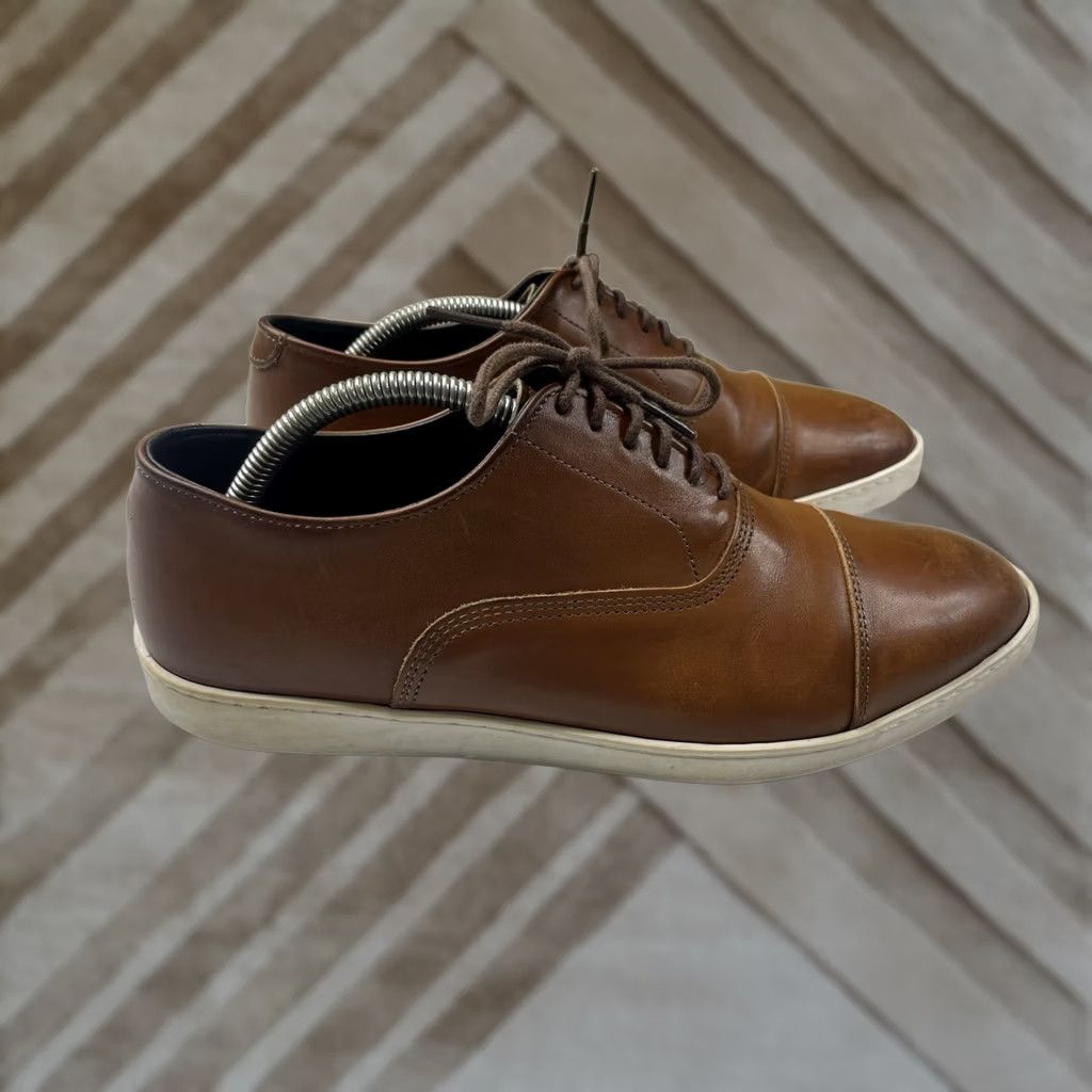 Allen Edmonds Allen Edmonds PARK AVENUE Men's Oxford Dress Shoes Size 7 D Brown Leather Shoes Size US 7 / EU 40 - 1 Thumbnail