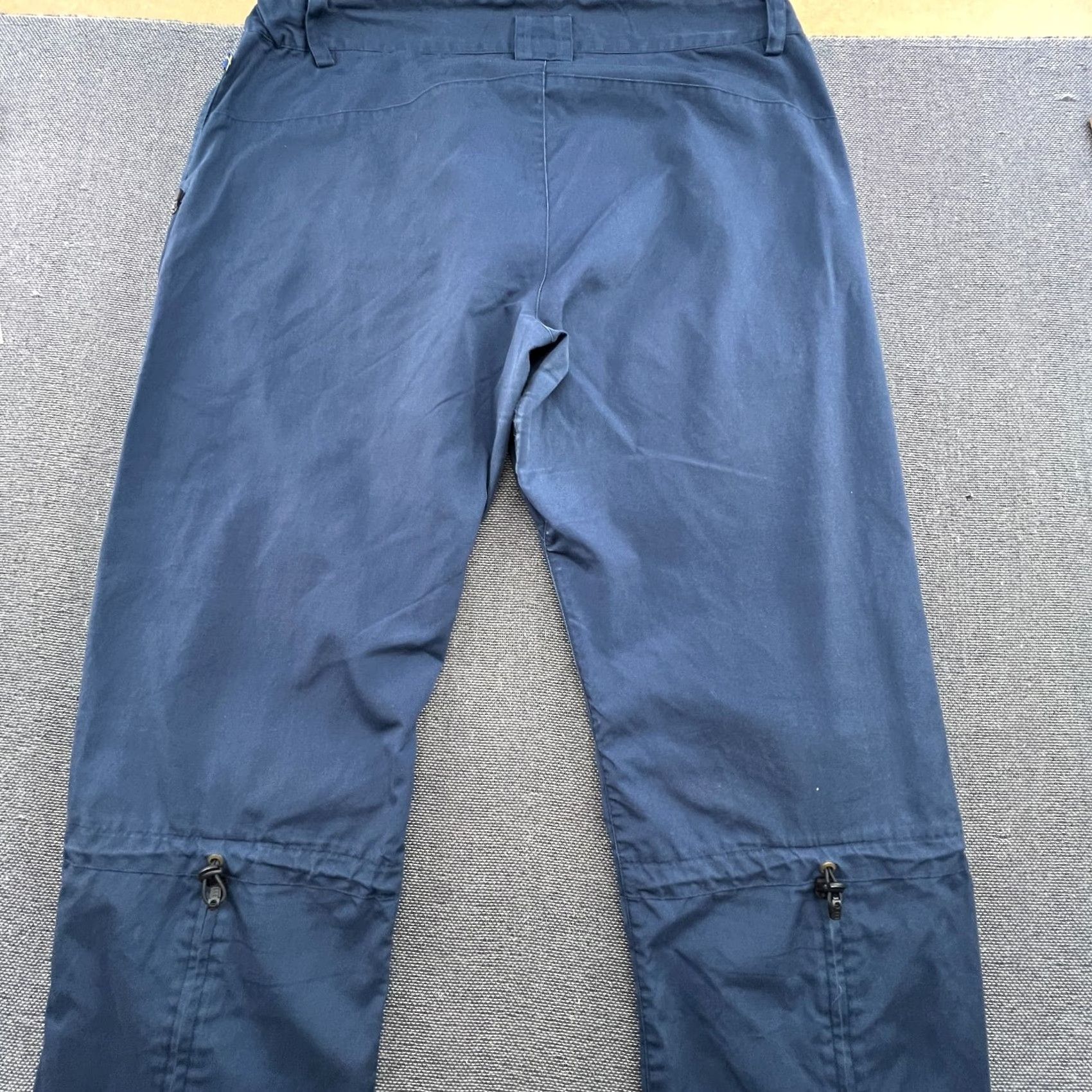 Vintage Fjällräven Singi Trousers Hiking Pants Mens 2XL Trekking Blue G-1000 Outdoor Size US 39 - 3 Thumbnail