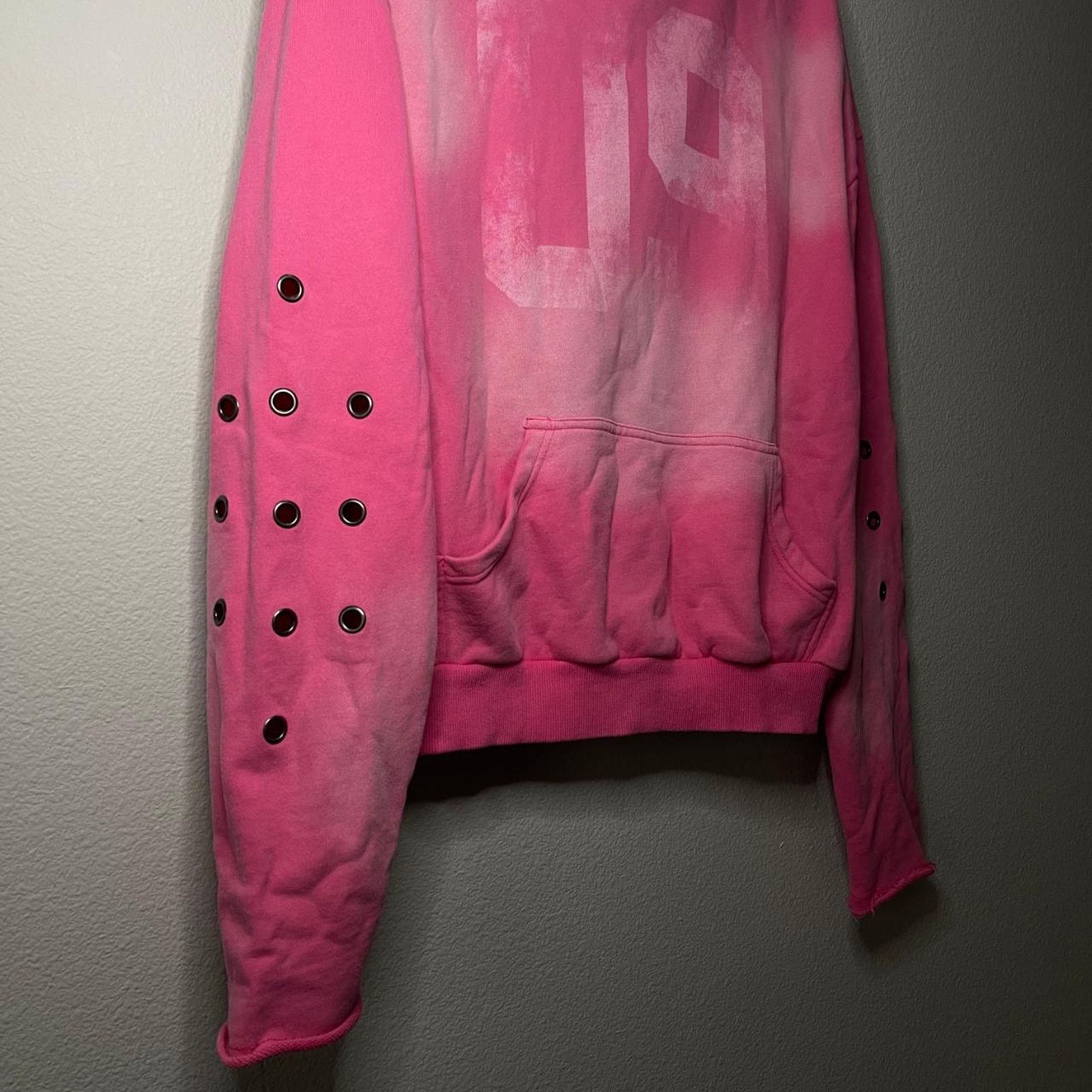 Japanese Brand Vintage Wash '09' Faded Print Pink Hoodie Size US M / EU 48-50 / 2 - 6 Thumbnail