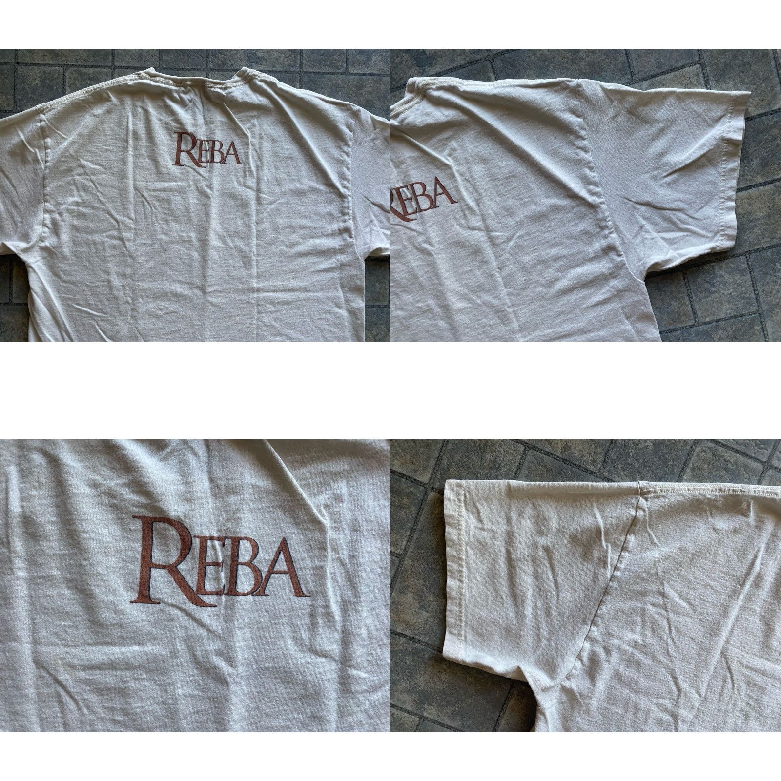 Hanes VINTAGE 2004 Reba McEntire T Shirt Hanes White Men’s Large Short Sleeve Mens L White Short Sleeve 2000s Size US L / EU 52-54 / 3 - 10 Thumbnail