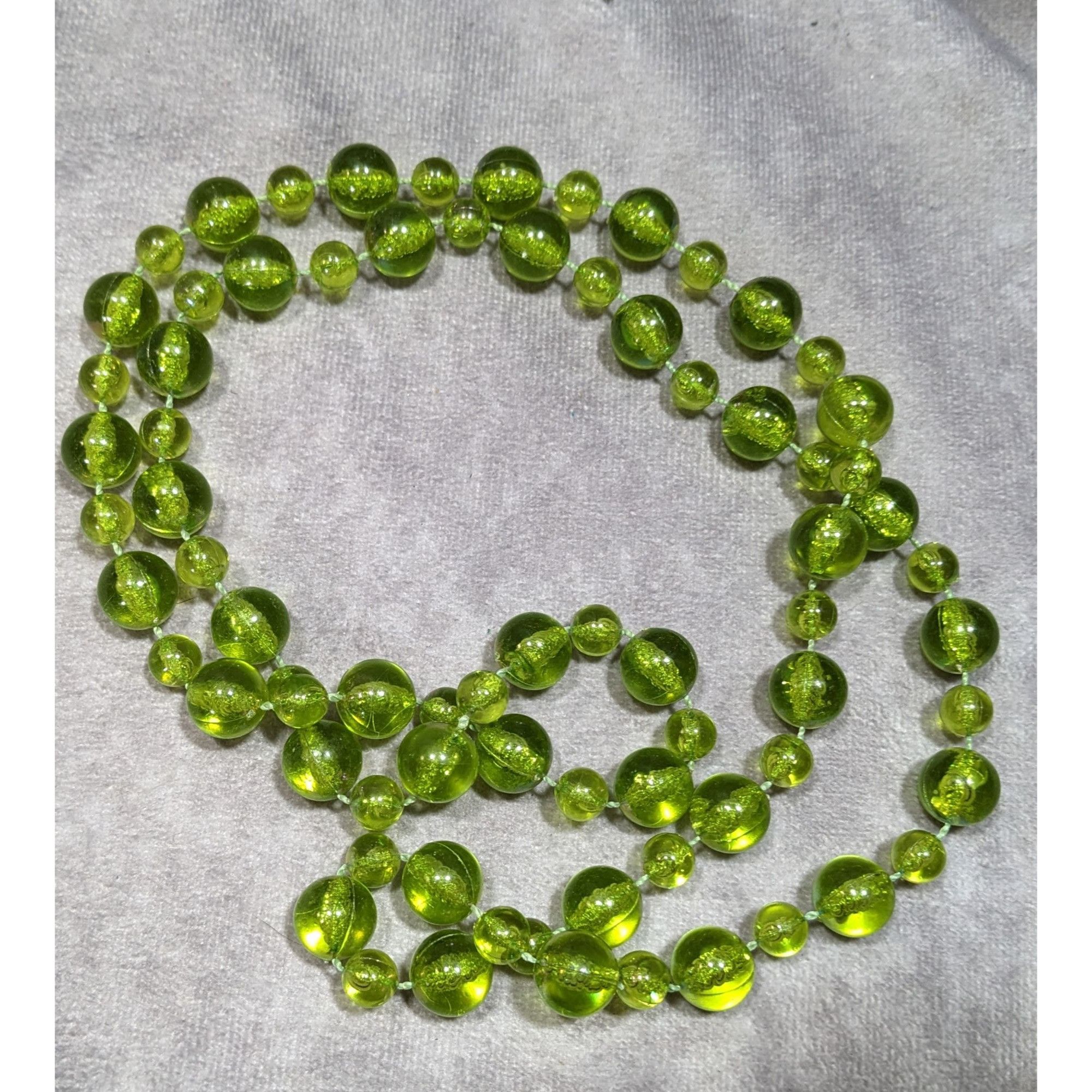 Other Cottagecore Translucent Green Beaded Necklace Size ONE SIZE - 4 Thumbnail