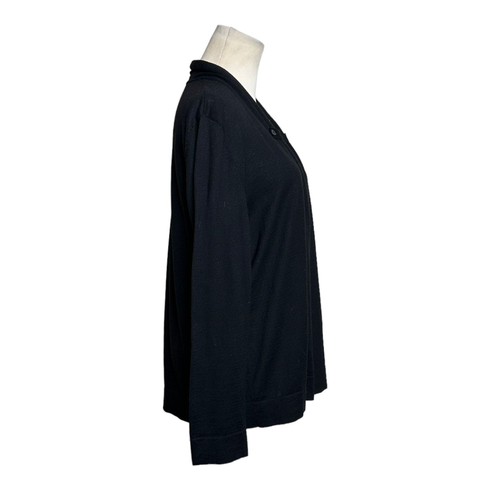 Lord & Taylor Lord & Taylor black long sleeves open front cardigan size PL Size L / US 10 / IT 46 - 8 Thumbnail