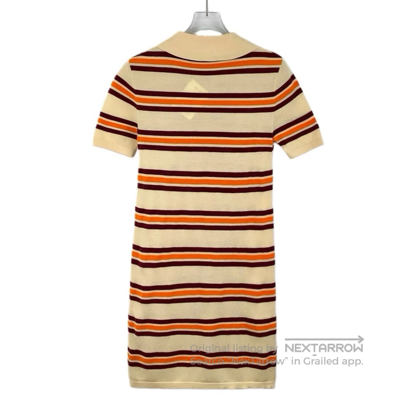 Miu Miu Miu Miu Color Block Striped Cotton Notched Lapel Single Br Size XS / US 0-2 / IT 36-38 - 2 Thumbnail