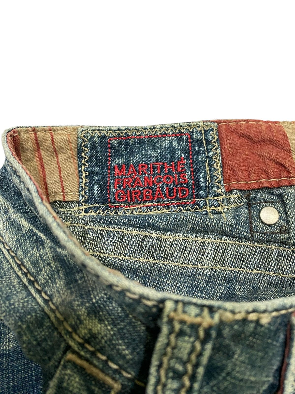 Marithe + Francois Girbaud Japanese brand X marithe francois girbaud flare cowboy jeans Size US 28 / EU 44 - 20 Thumbnail