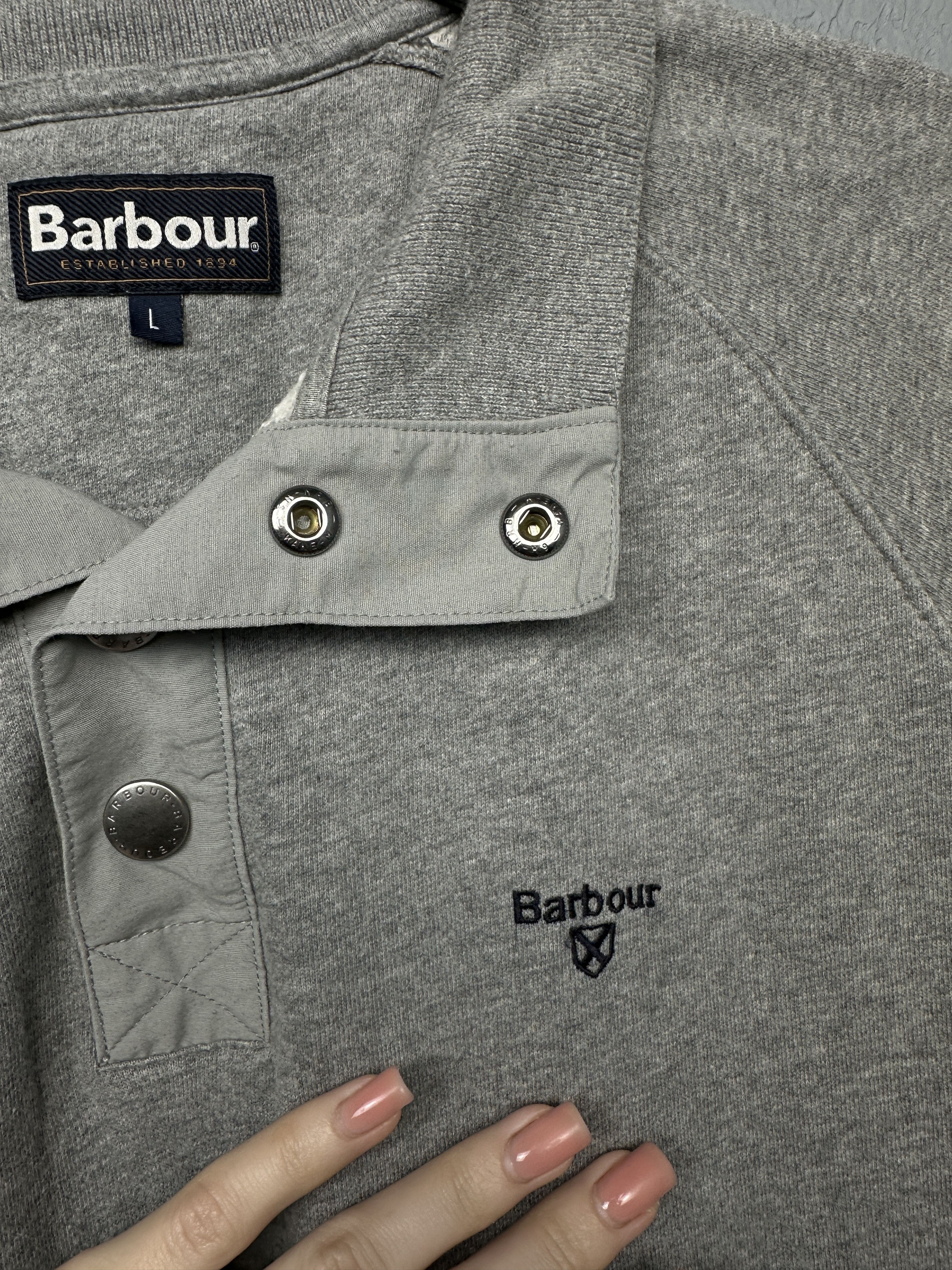 Barbour Barbour Vintage Mens 1\4 Quarter Zip Sweater Size US L / EU 52-54 / 3 - 3 Thumbnail