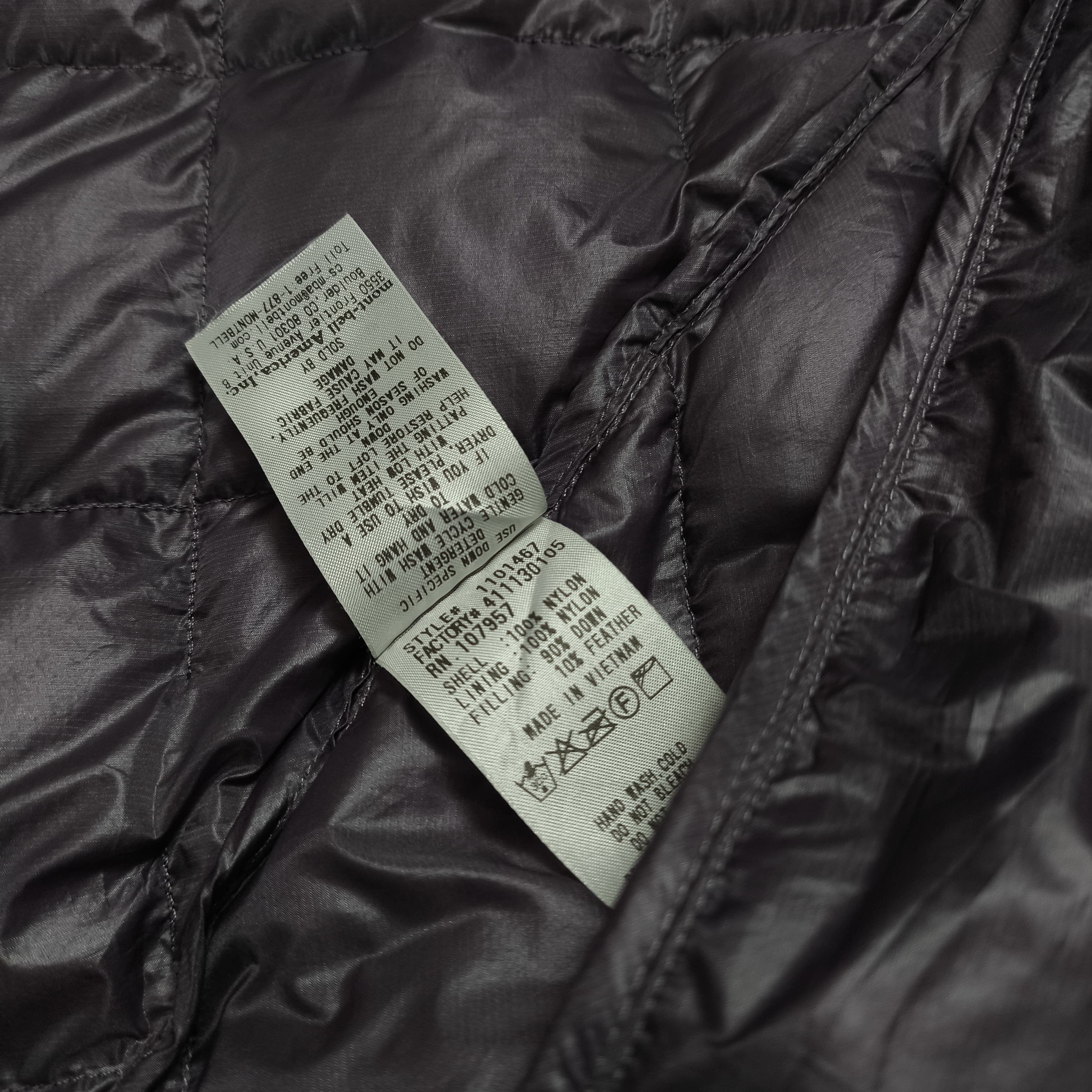 Montbell Montbell Diamond Stitch Puffer Down Jacket Size M / US 6-8 / IT 42-44 - 14 Thumbnail