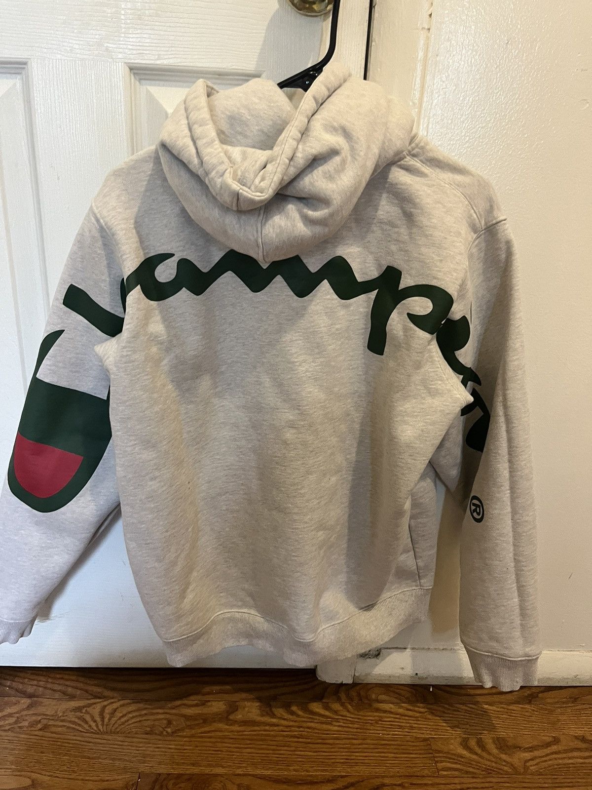 Champion Supreme SS18 Supreme Champion Hoodie Grailed