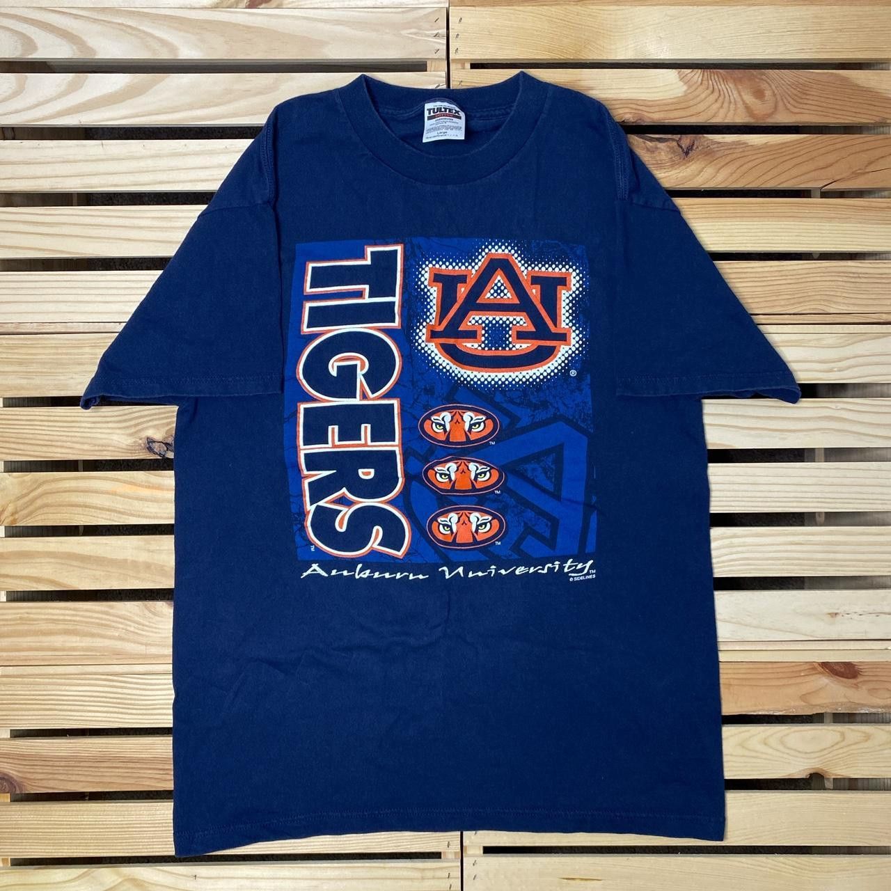 Tultex Vintage Auburn University Navy Blue College Tee Size Large Size US L / EU 52-54 / 3 - 1 Thumbnail