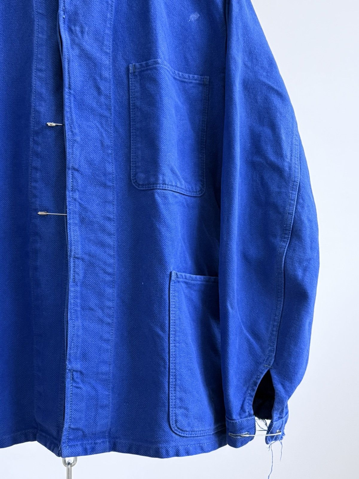 Vetra Vintage 60s „Lutteurs” French Workwear Sanfor Chore Jacket Size US L / EU 52-54 / 3 - 8 Thumbnail