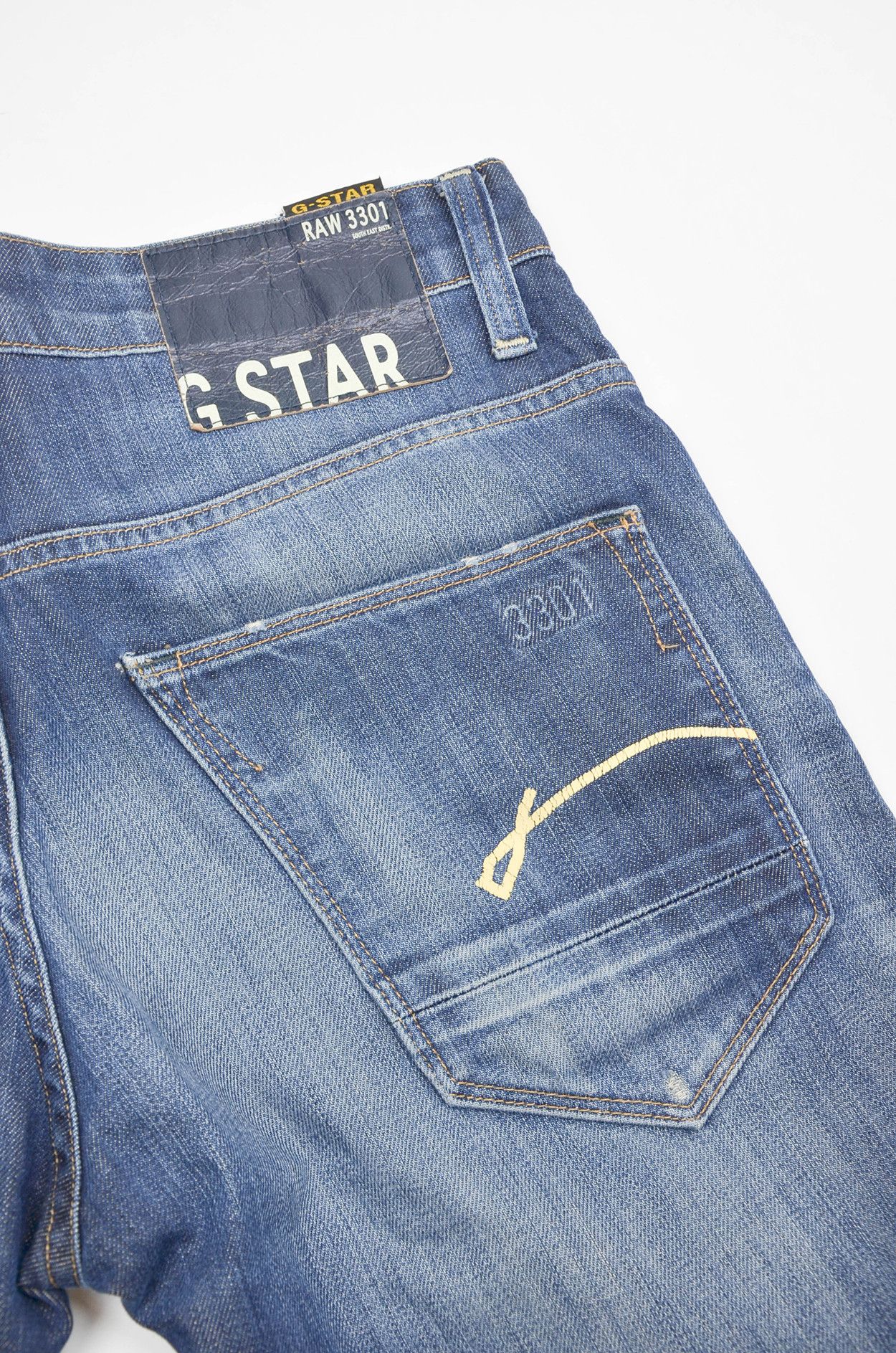 G-Star G-STAR RAW 3301 Slim Straight Fit Raw Denim Jeans W30 Size US 30 / EU 46 - 12 Thumbnail