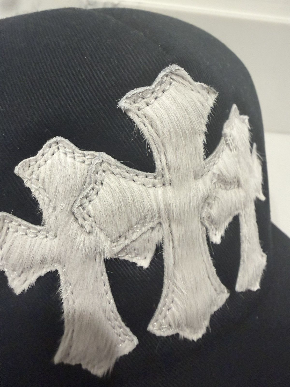 Chrome Hearts Chrome Hearts Calf HairTrucker Hat NEW Size ONE SIZE - 2 Thumbnail