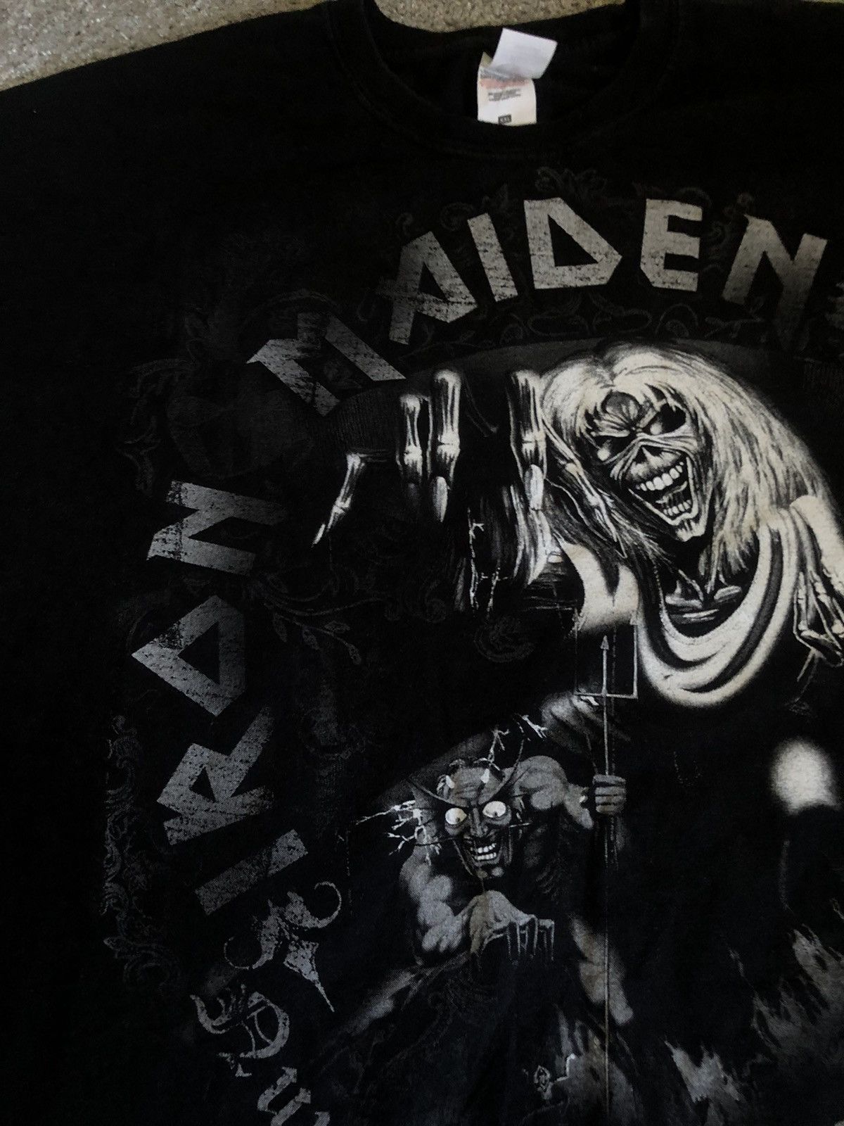 Band Tees × Iron Maiden × Vintage VINTAGE IRON MAIDEN TEE Size US XXL / EU 58 / 5 - 2 Thumbnail