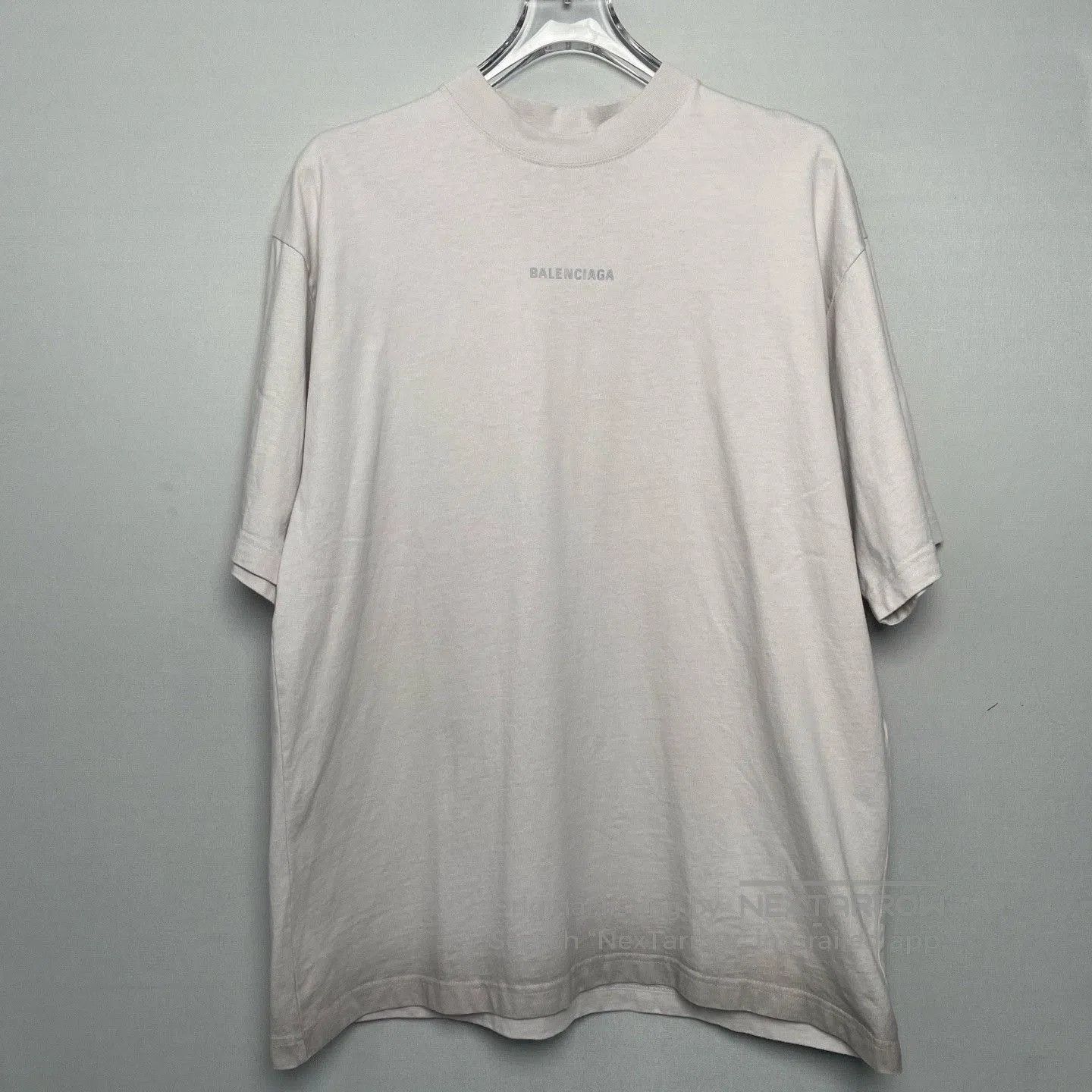 Balenciaga Balenciaga Off-White Gradient Logo T-Shirt. Size US M / EU 48-50 / 2 - 1 Thumbnail