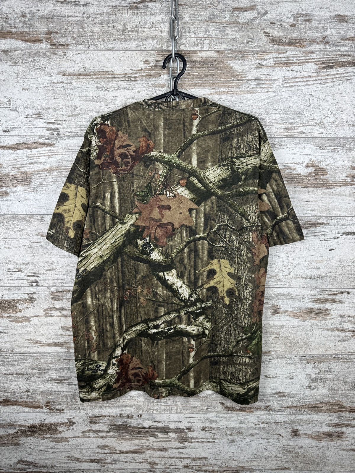 Vintage Crazy Vintage Y2K Realtree Camo T-shirt Carhartt Style tee Size US L / EU 52-54 / 3 - 9 Thumbnail