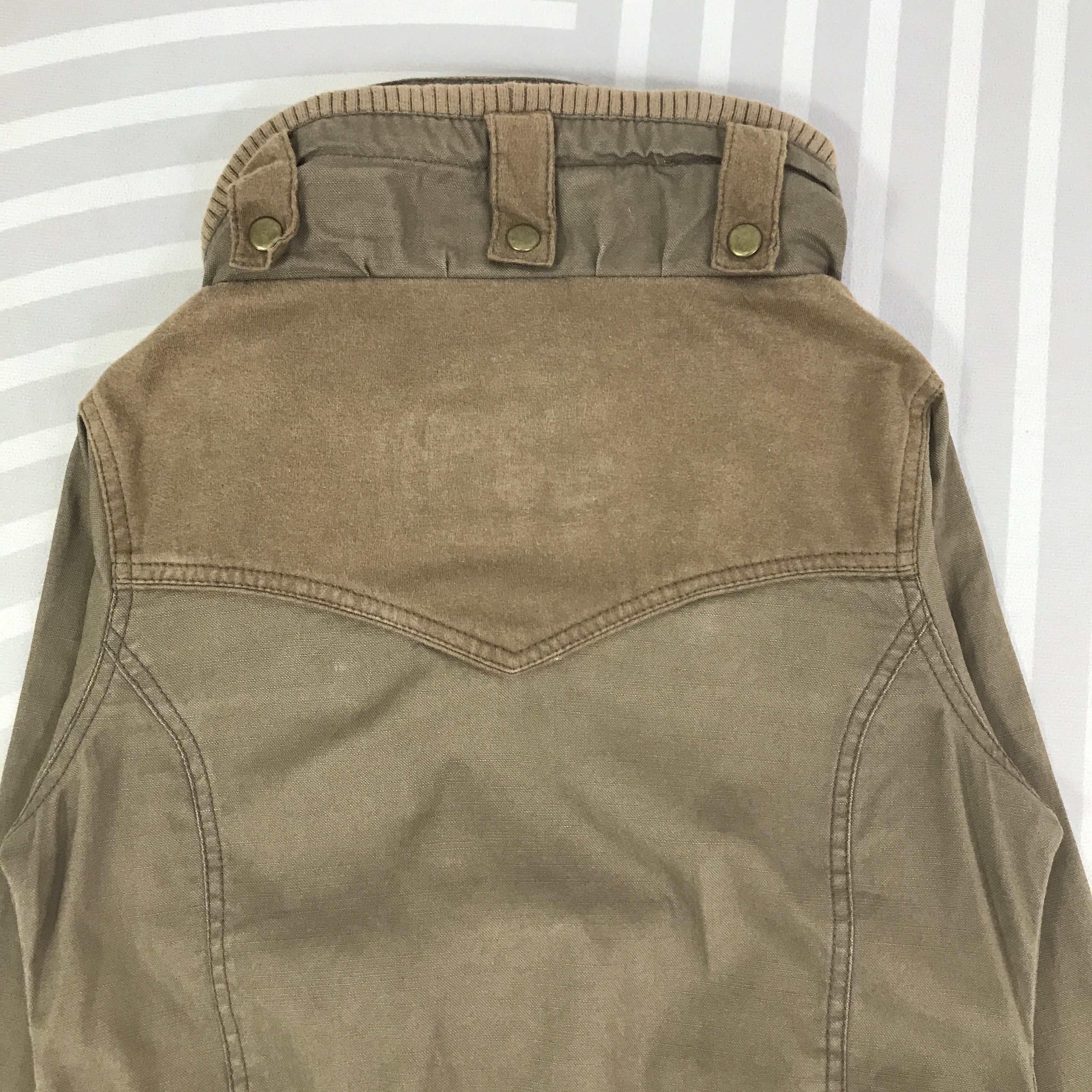 Japanese Brand Vintage Bono Design Back Number Military Jacket K70B25 Size US XXS / EU 40 - 4 Thumbnail