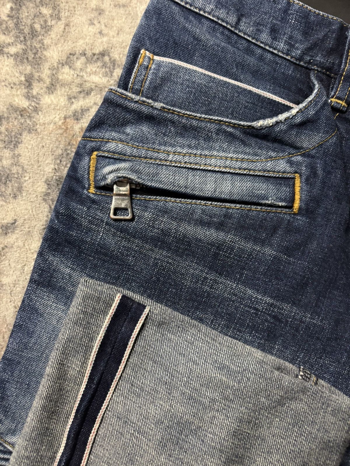 Balmain Balmain Selvedge Moto Biker Denim Size US 30 / EU 46 - 5 Thumbnail