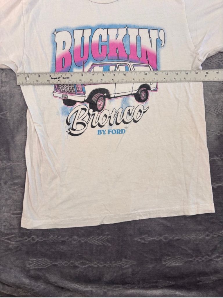 Ford Men's Ford Bronco Graphic T-shirt Size S White Size US S / EU 44-46 / 1 - 3 Thumbnail