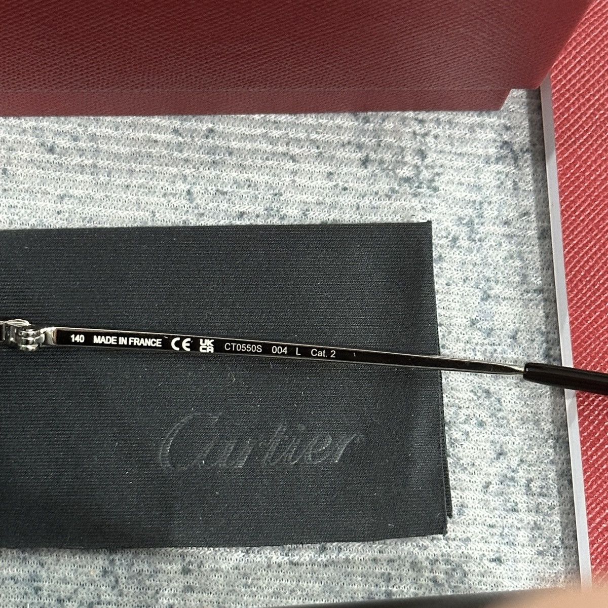 Cartier CARTIER CT0550S 004 SUNGLASSES Size ONE SIZE - 12 Thumbnail
