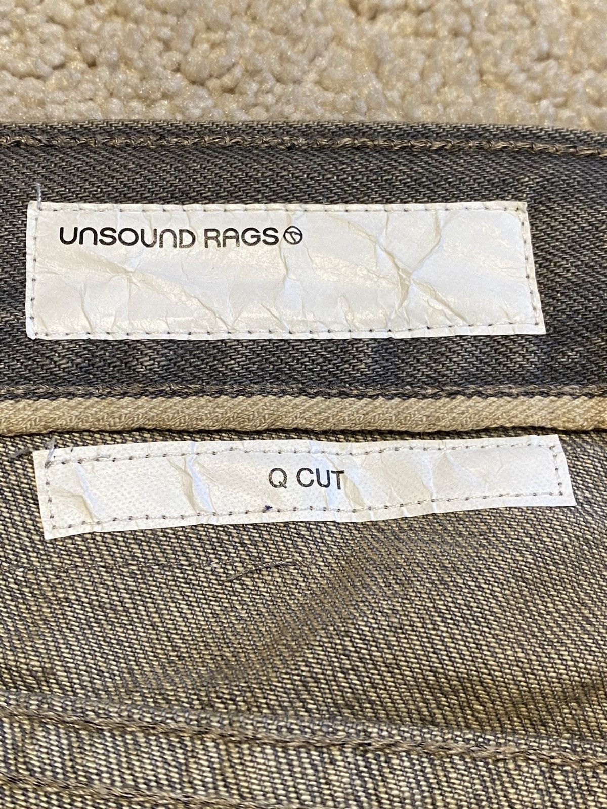Unsound Rags Q Cut Cement Selvage Denim Size US 30 / EU 46 - 4 Thumbnail