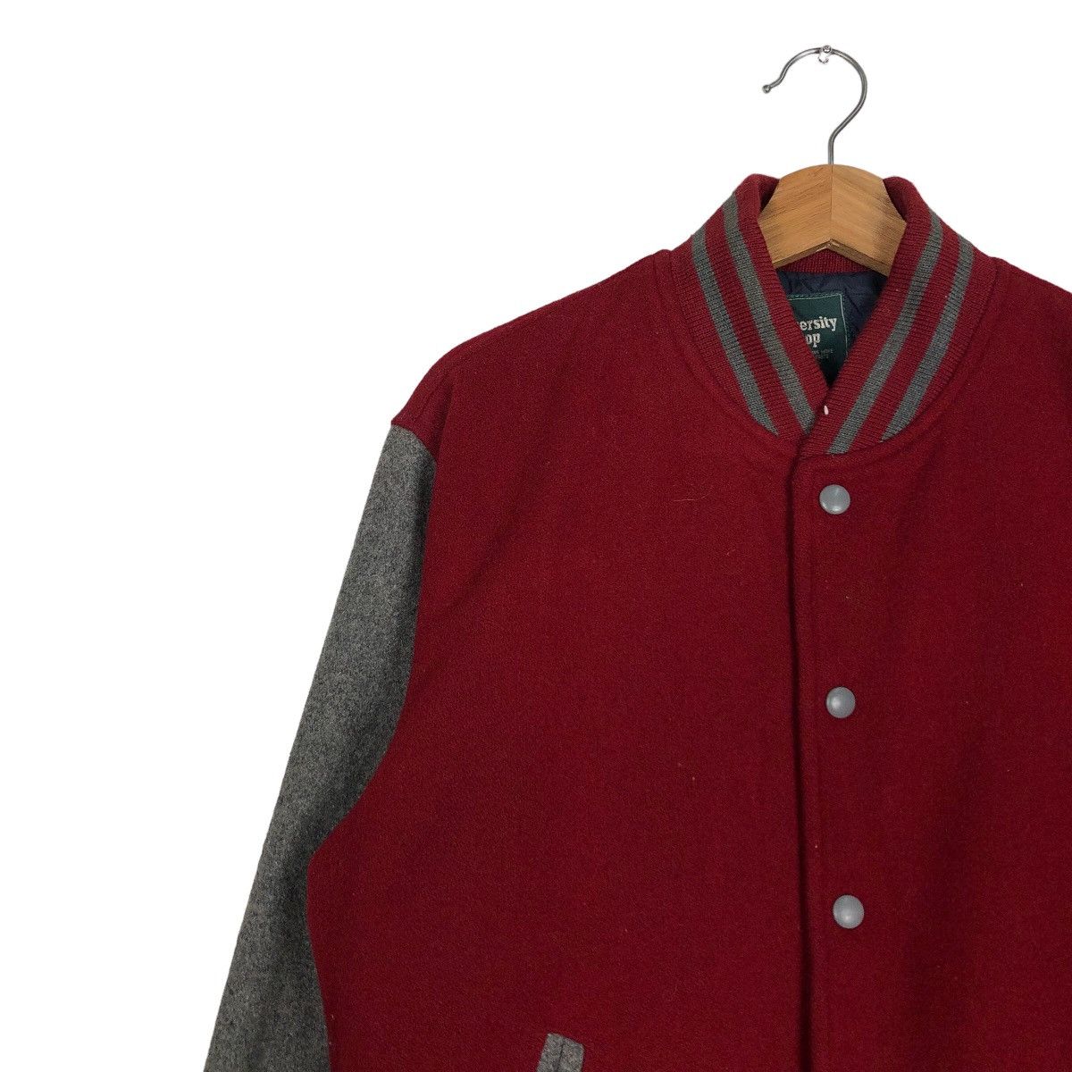 Japanese Brand 🔥Vtg Varsity Jacket Wool University Shop Issey Miyake Size US L / EU 52-54 / 3 - 7 Thumbnail