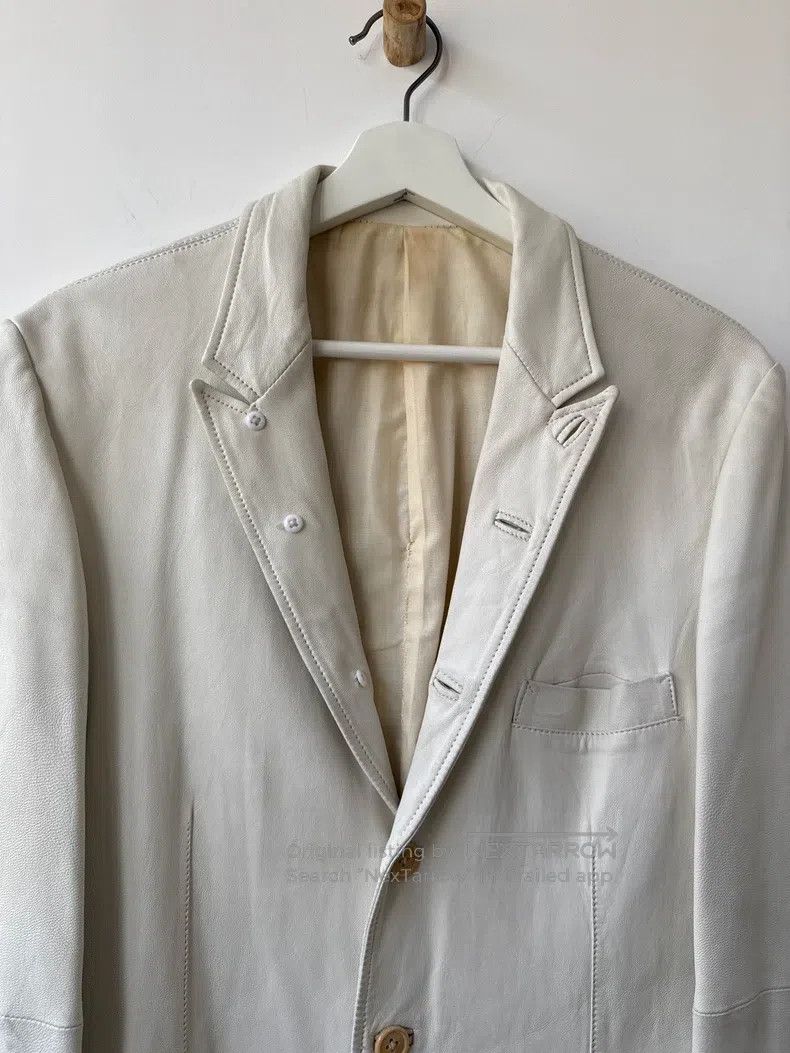 Yohji Yamamoto Yohji Yamamoto 2010 SS Main Line Show Sheepskin Suit Jacke Size US L / EU 52-54 / 3 - 6 Thumbnail