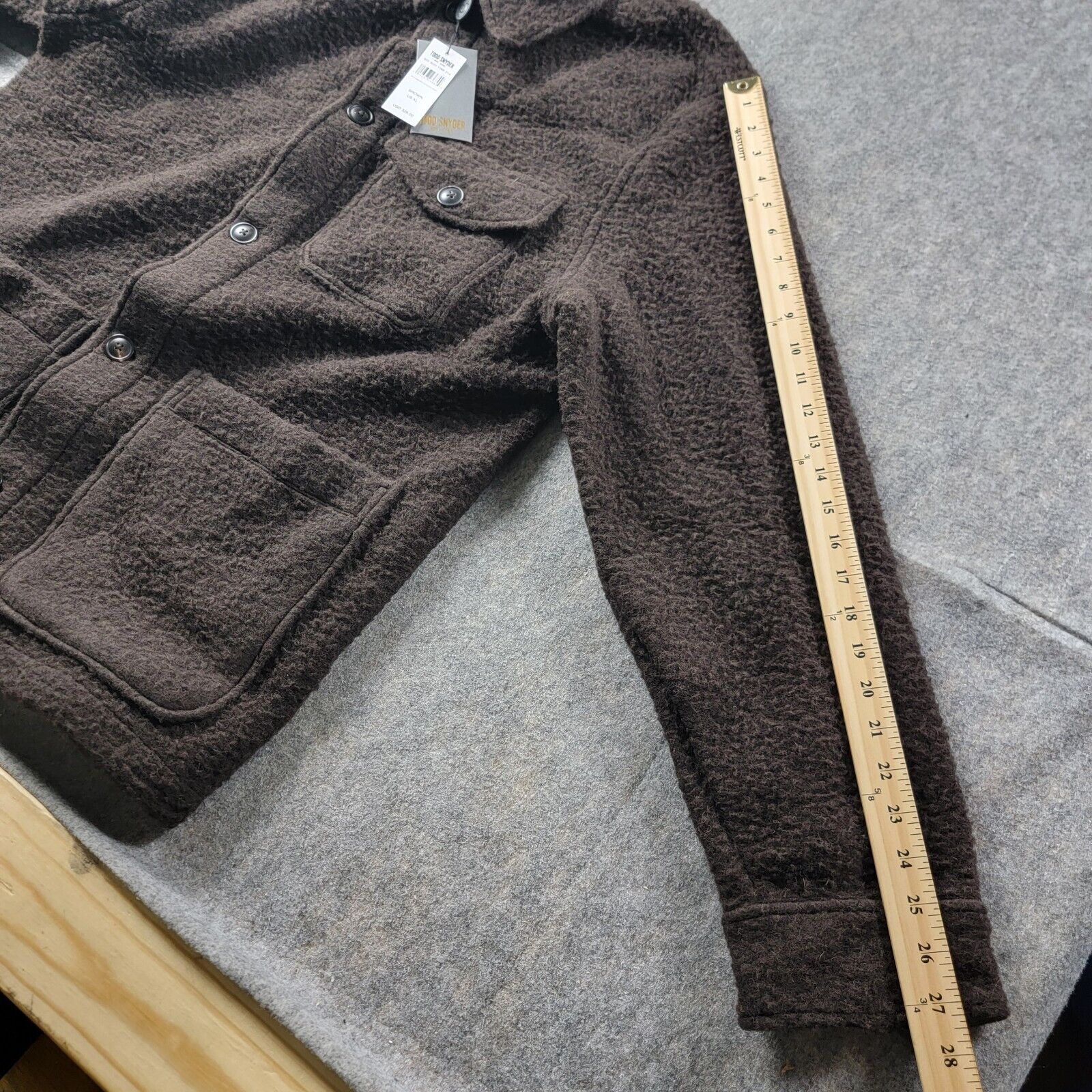 Todd Snyder Todd Snyder Wool Blend Boucle Chore Jacket Size US XL / EU 56 / 4 - 14 Thumbnail