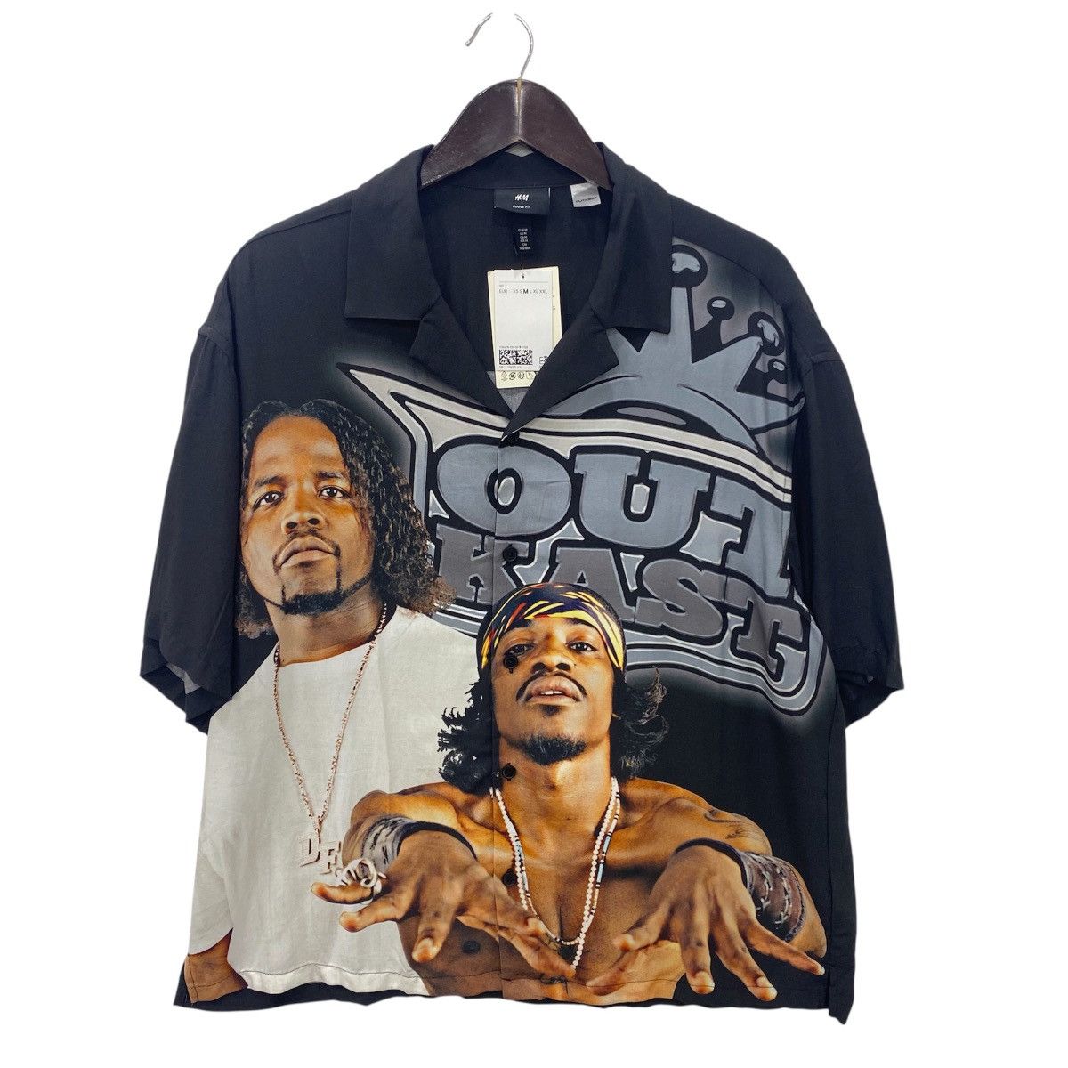Rap Tees 💥OUTKAST hip hop rap duo fullprint ovp button down shirt Size US XL / EU 56 / 4 - 1 Thumbnail