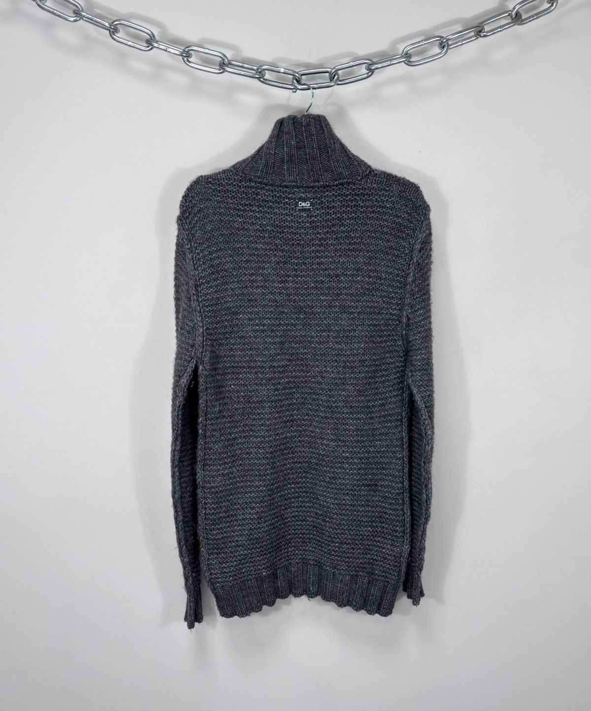 Dolce & Gabbana Vintage Dolce & Gabbana 2000s Quilted Buttoned Wool Sweater Size US M / EU 48-50 / 2 - 13 Thumbnail