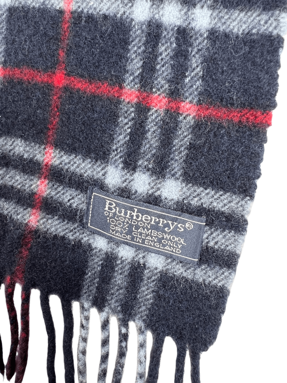 Burberry Vintage Wool Scarf Burberry Size ONE SIZE - 3 Thumbnail