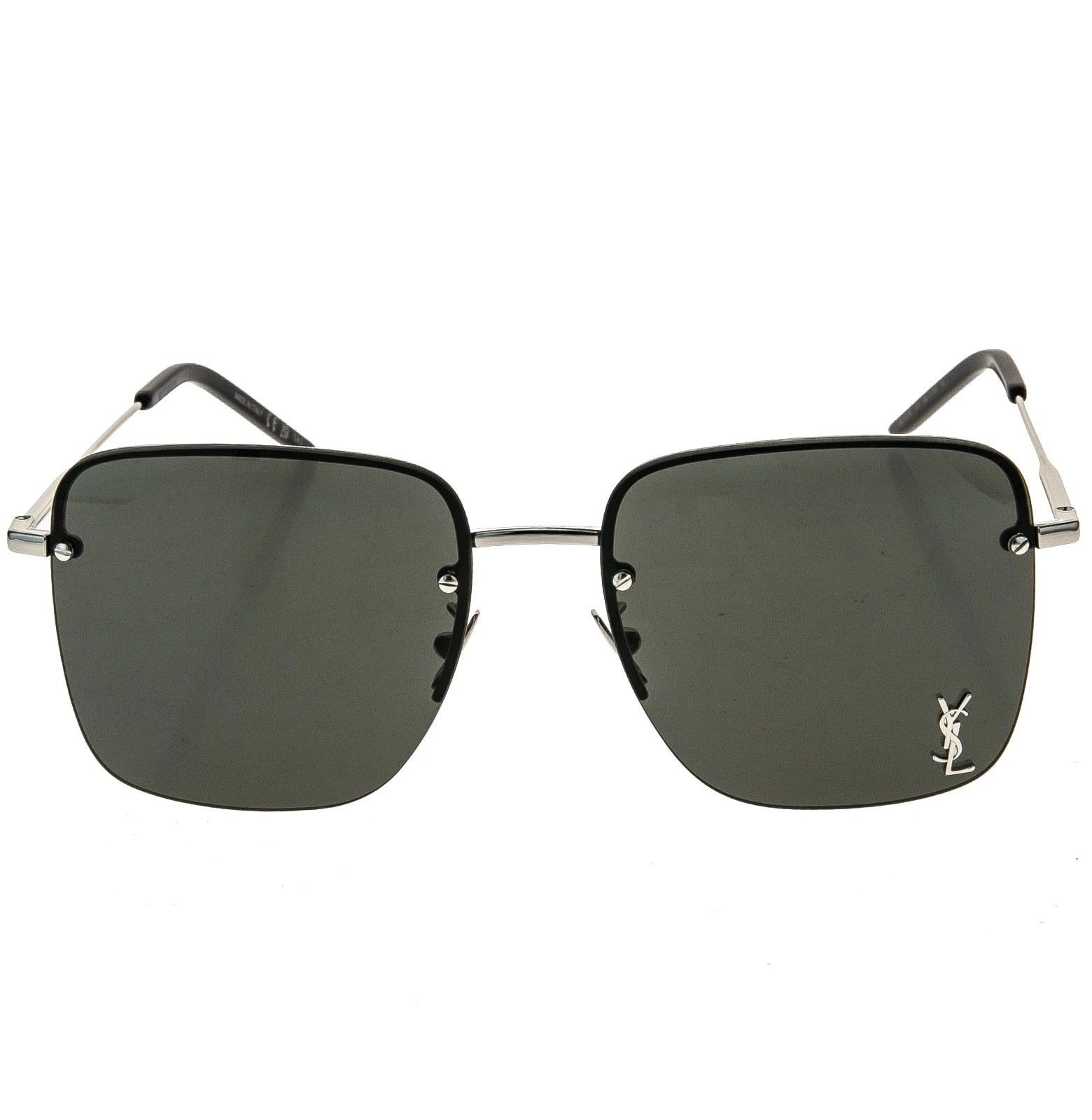 Yves Saint Laurent SAINT LAURENT YSL SL312M 010 Silver Sunglasses 312 Size ONE SIZE - 7 Thumbnail
