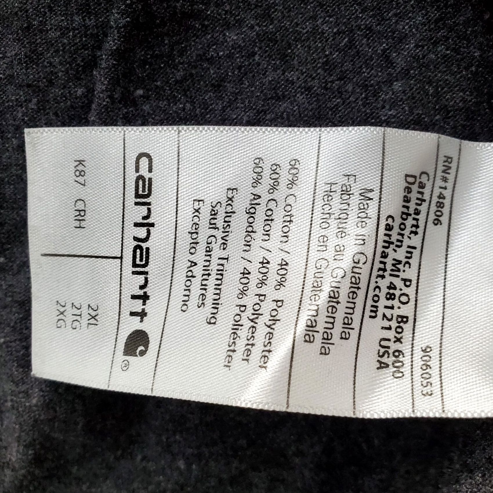 Carhartt Carhartt Workwear Tee Shirt Women 2XL Gray Chest Pocket Crew Neck Logo Shirt Womens Size 2XL Size XXL / US 16-18 / IT 52-54 - 6 Thumbnail