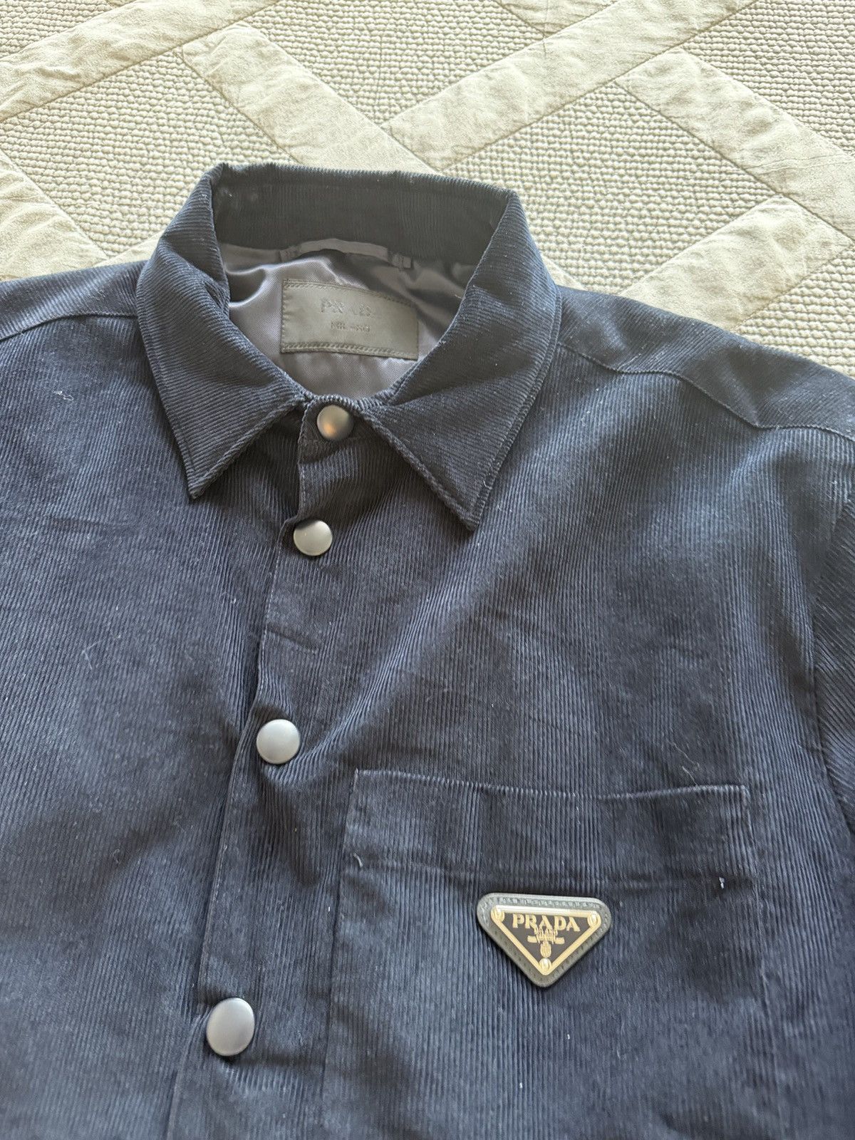 Prada Prada Corduroy Jacket Size US L / EU 52-54 / 3 - 2 Thumbnail