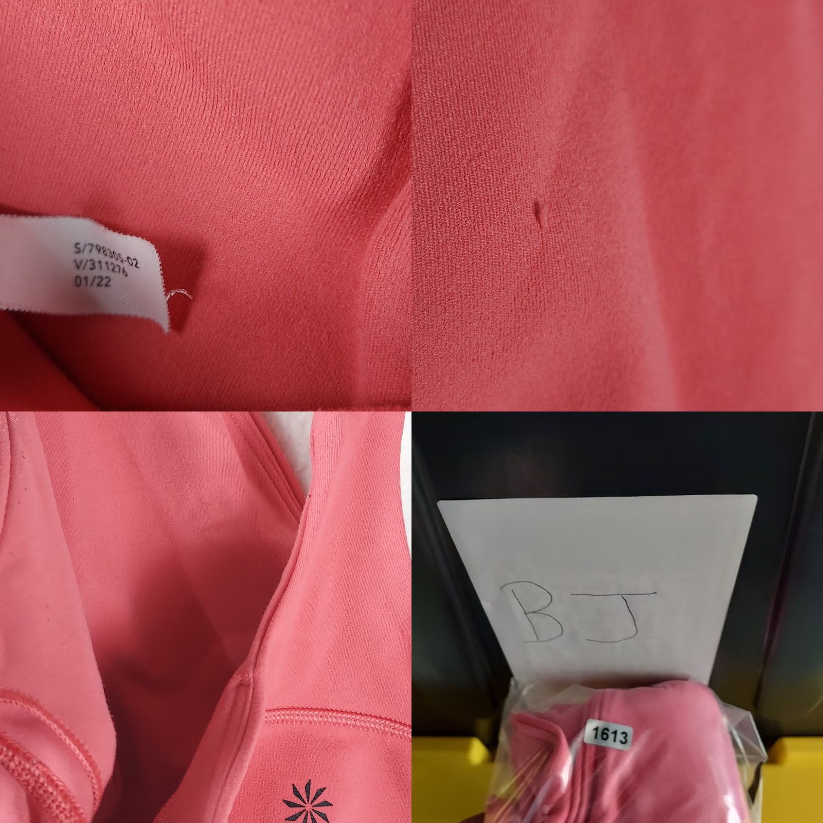 Athleta Athleta Womens M Coral Racerback Sports Bra Top Size M / US 6-8 / IT 42-44 - 8 Thumbnail