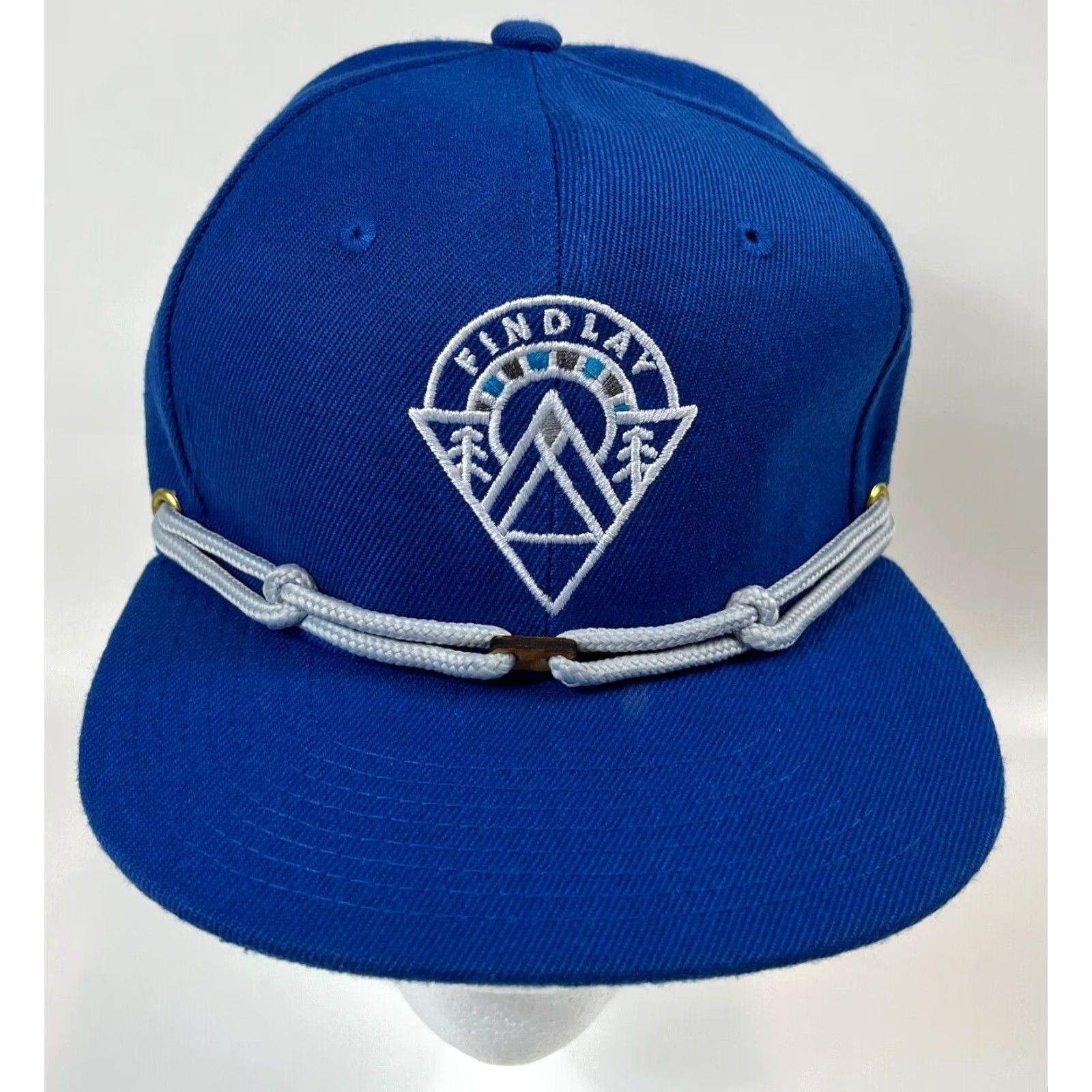 Vintage **NWOT Findlay Snapback Logo Blue Cap Hidden Pocket** User: NWOT Findlay Snapback Logo Blue Cap Hidden Pocket Size ONE SIZE - 2 Thumbnail