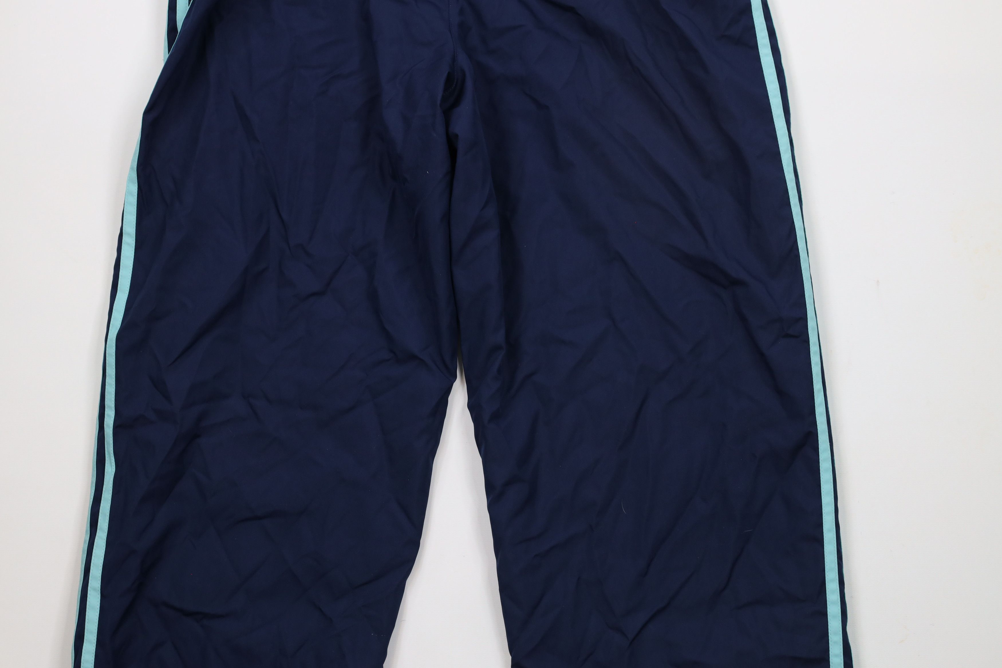 Adidas × Vintage Vintage Y2K Adidas Striped Babydoll Wide Leg Pants Blue Size 30" / US 8 / IT 44 - 11 Thumbnail