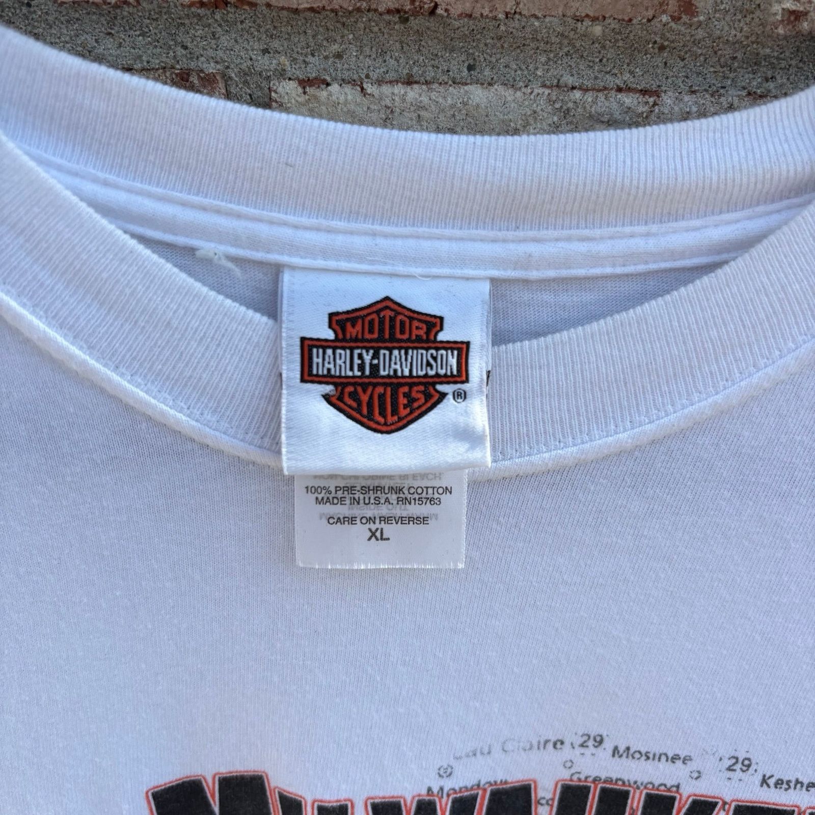 Harley Davidson Vintage Harley Davidson, long sleeve T-shirt Size US XL / EU 56 / 4 - 4 Thumbnail