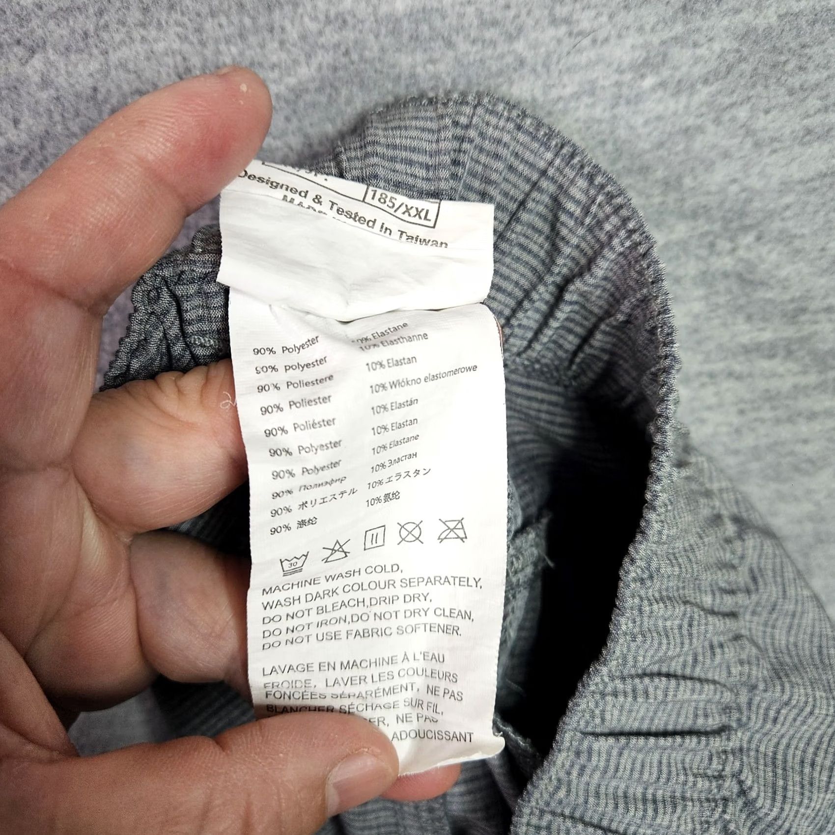Vintage Little Donkey Andy Men's Short Grey Light Weight Stretch Size L Size US 33 - 6 Thumbnail