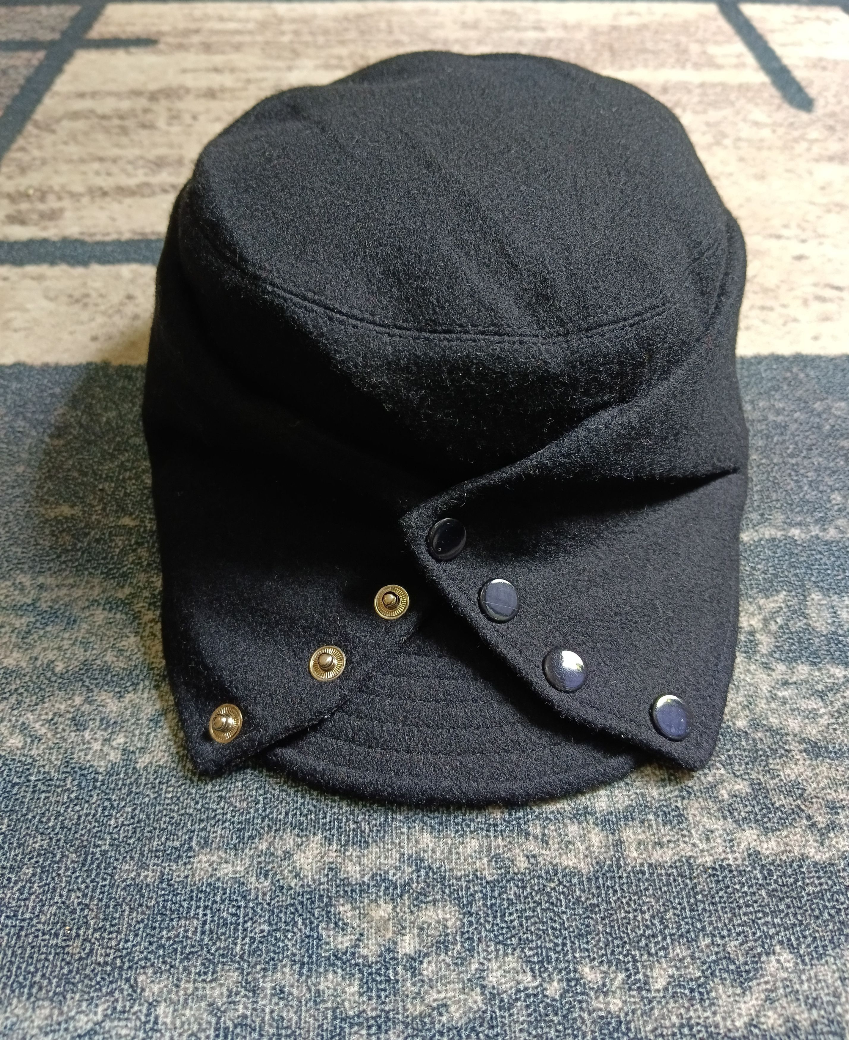 Designer CHAPEAU SAOTOME WOOL FULL CAP(SIZE 58) Size ONE SIZE - 2 Thumbnail