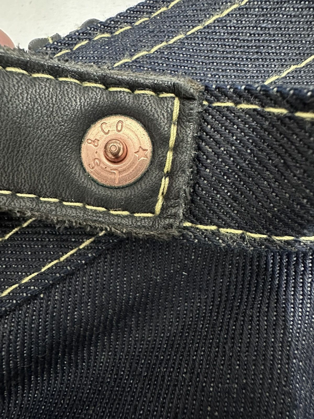 If Six Was Nine × Levi's Vintage Clothing Levi's Strauss & Co Denim Custom Sling Bag Size ONE SIZE - 5 Thumbnail