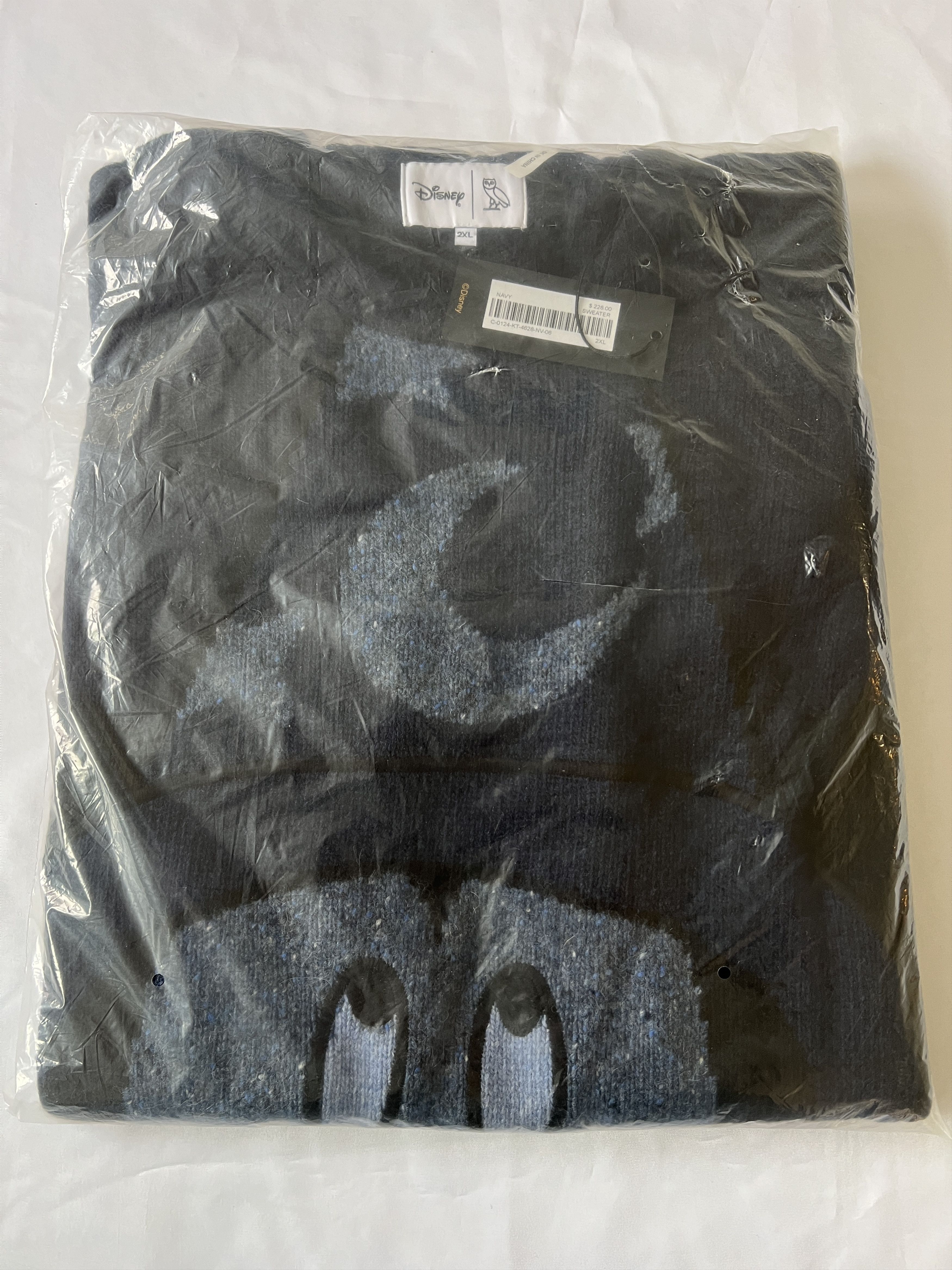 Disney OVO x Disney Mickey Mouse Knit Sweater Navy Size US XXL / EU 58 / 5 - 3 Thumbnail