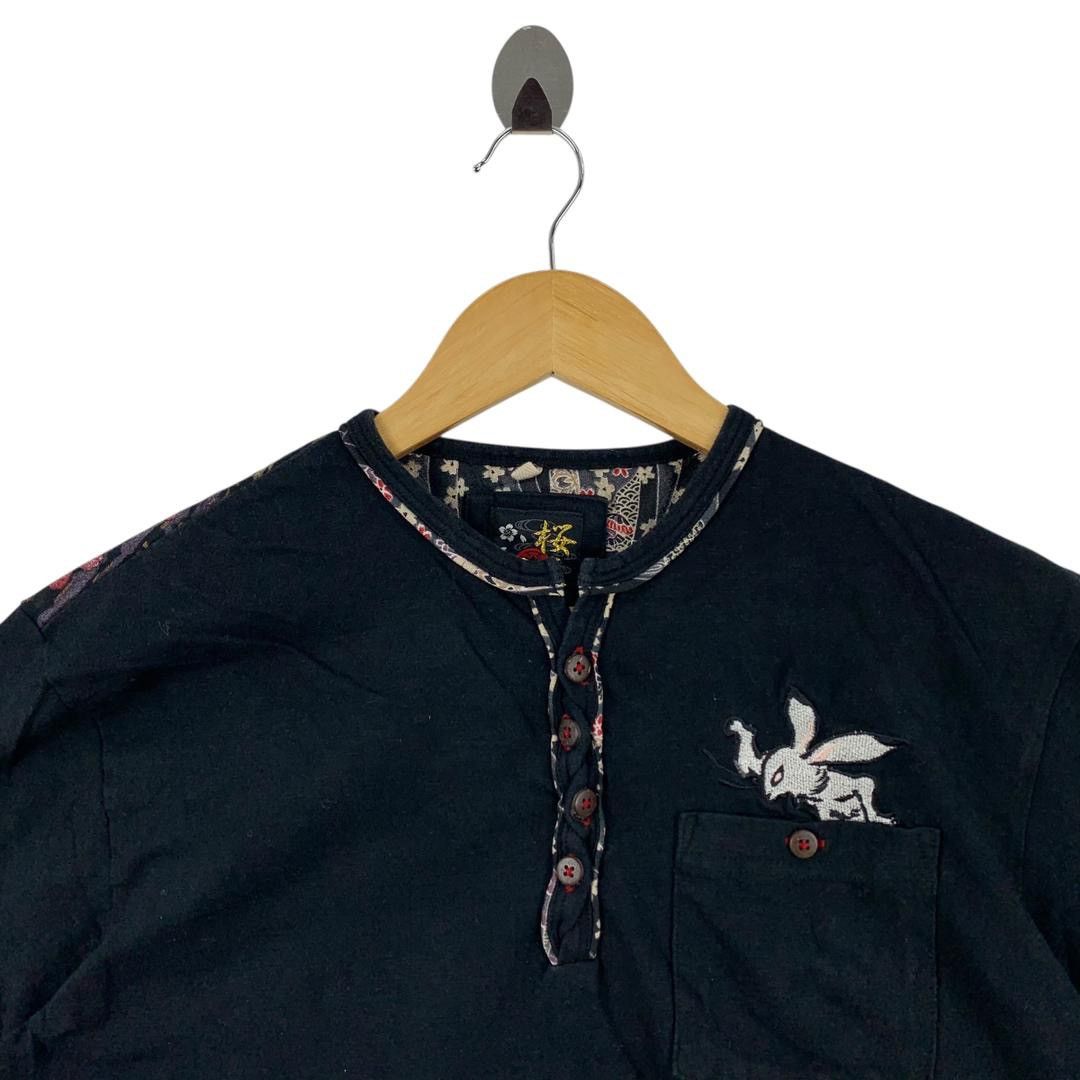 Bullet Noise × Japanese Brand Vintage BULLET NOISE japan culture overprint sukajan tee Size US M / EU 48-50 / 2 - 3 Thumbnail