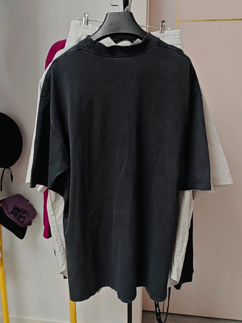 Balenciaga Balenciaga 24 FW tower wheat ear slogan made old short slee Size US M / EU 48-50 / 2 - 2 Thumbnail